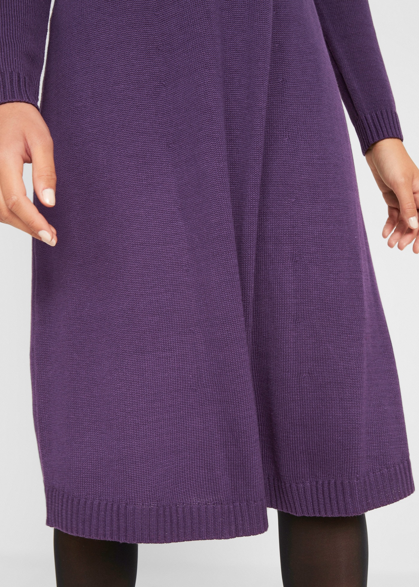 bonprix Strickkleid »Strickkleid in ausgestellter Form« Strickkleid in ausgestellter Form