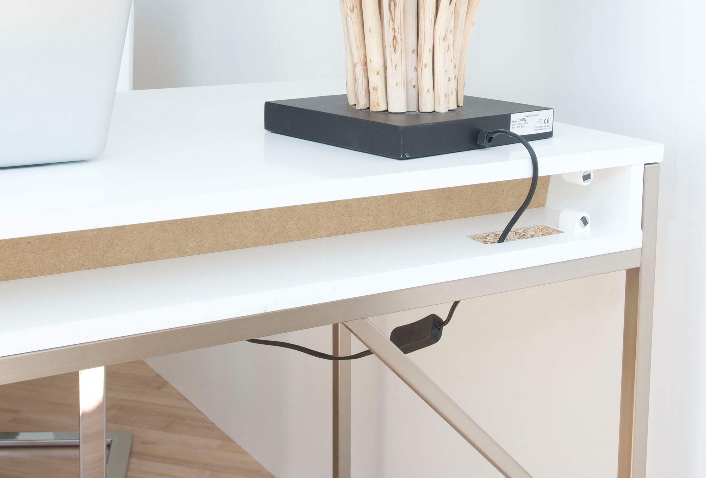 Hammel Furniture Schreibtisch »Mistral Computertisch«, 137,4 cm, B: Tisch, Arbeitstisch, | mit Bürotisch, Gestell, BAUR Designmöbel
