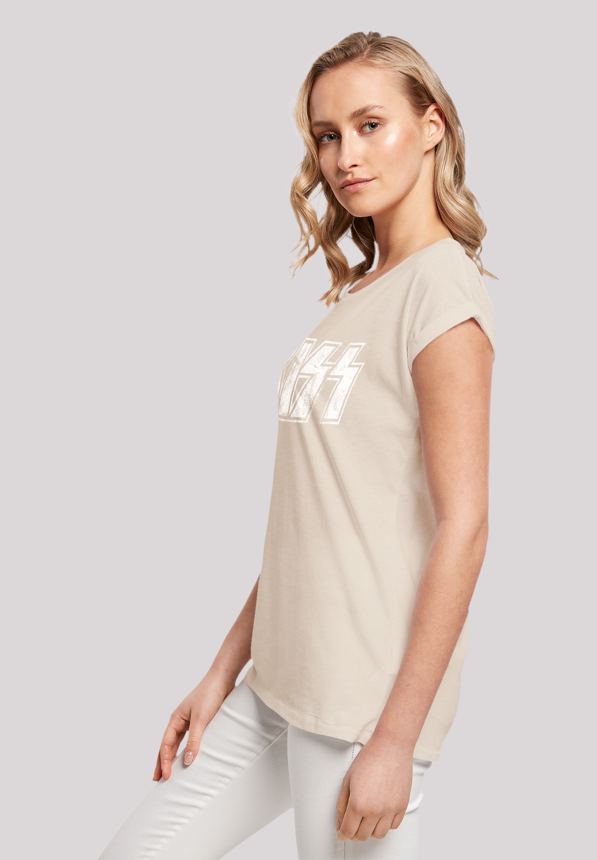F4NT4STIC T-Shirt »Kiss Rock Band Vintage Logo«, Premium Qualität, Musik, By Rock Off