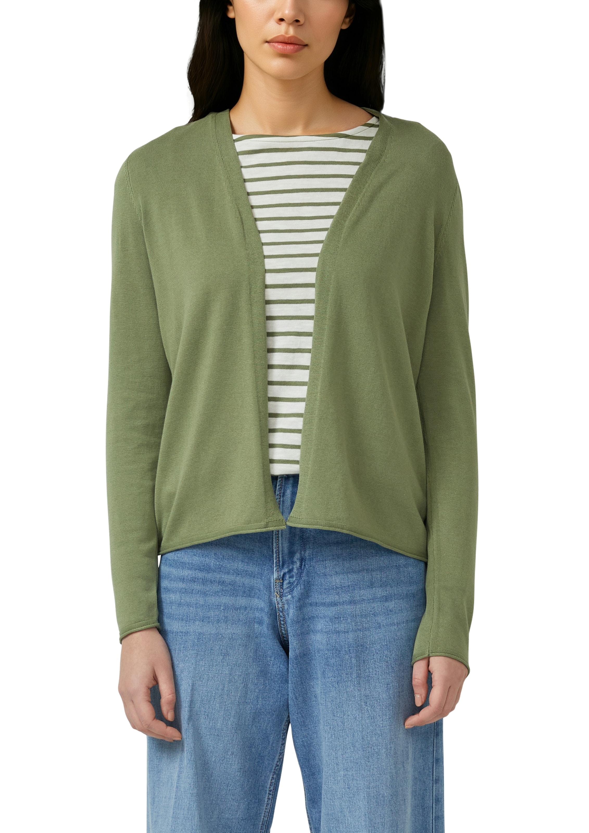 s.Oliver Cardigan ohne Verschluss und mit V-Ausschnitt