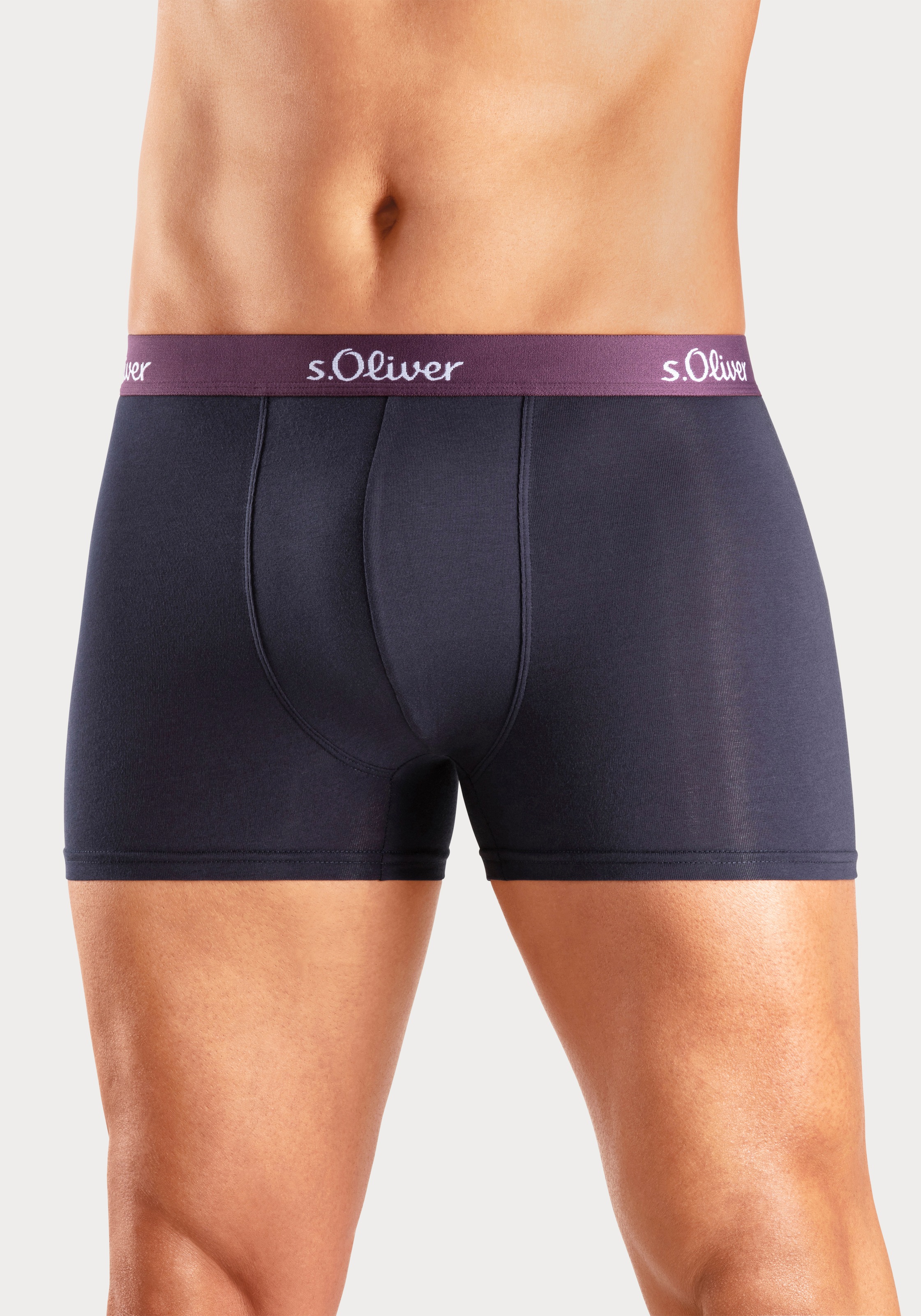 s.Oliver Boxer »Boxershorts für Herren«, (3 St.), klassisches Basic für jeden Kleiderschrank