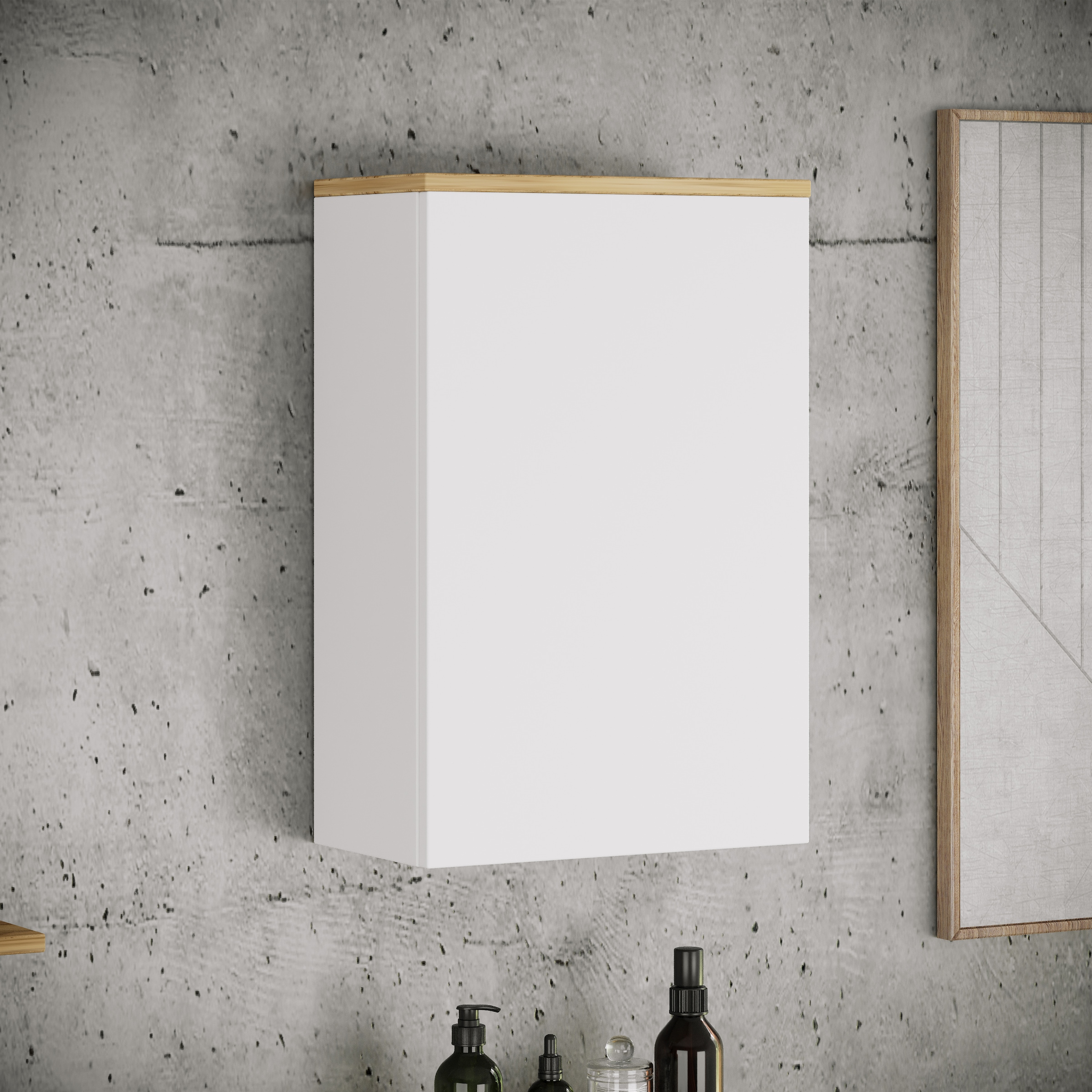 VCM Hängeschrank »Hängeschrank Badregal Badmöbel Wandschrank Cosila« 1 Stk. tlg.