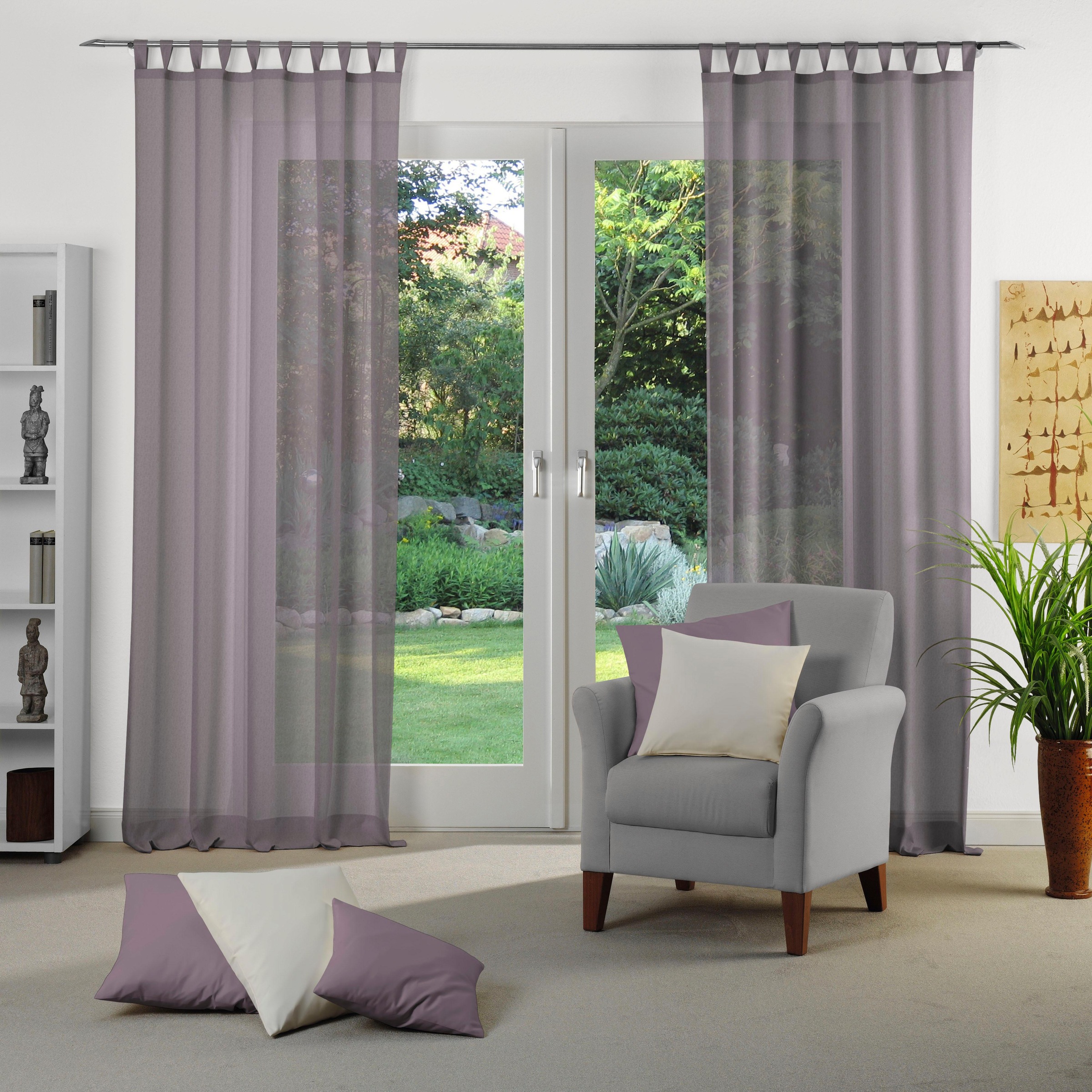 Wirth Vorhang "Sunday" Schlaufen 1 Stk. tlg. günstig online kaufen