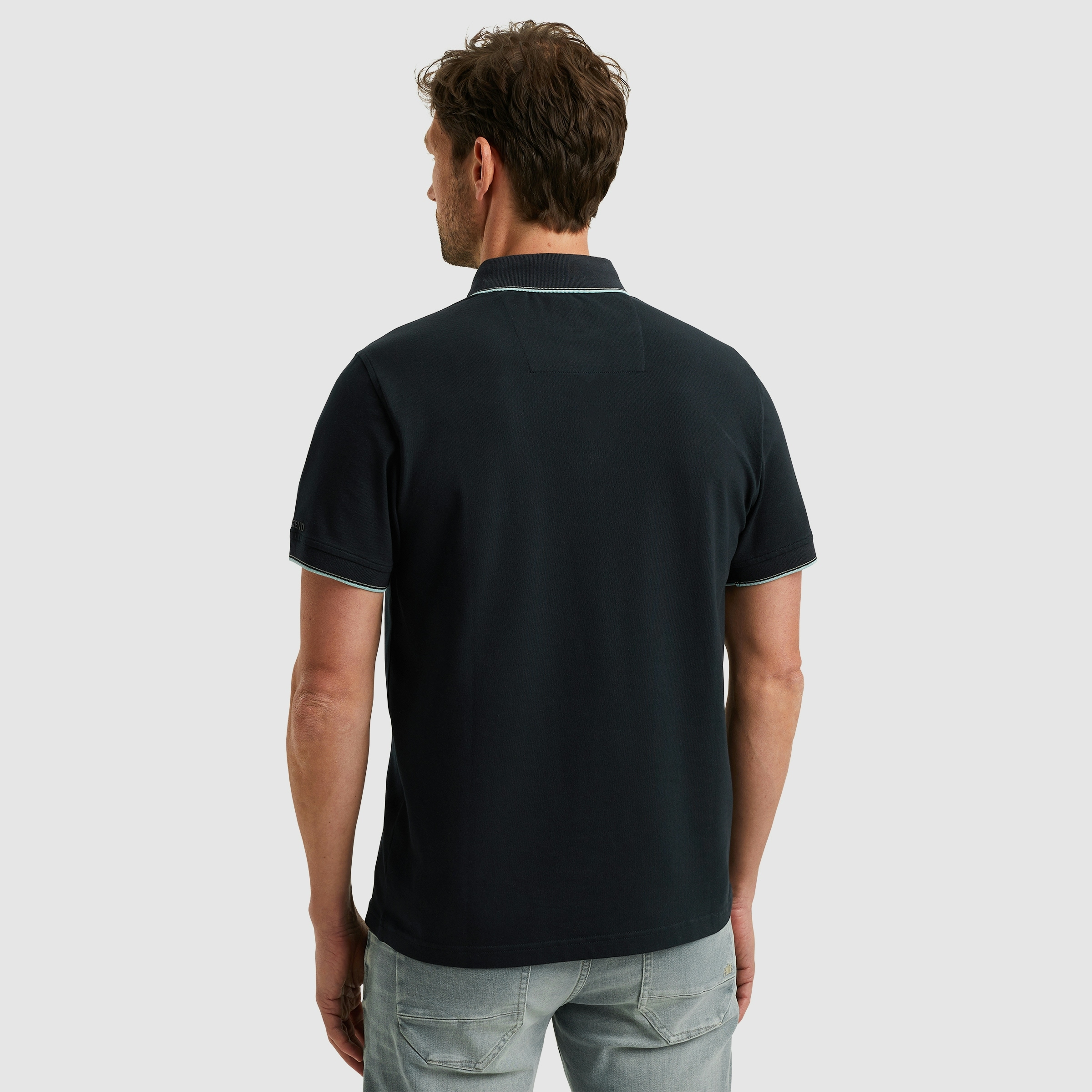PME LEGEND Poloshirt »Short sleeve polo stretch pique package«, mit Schriftzug