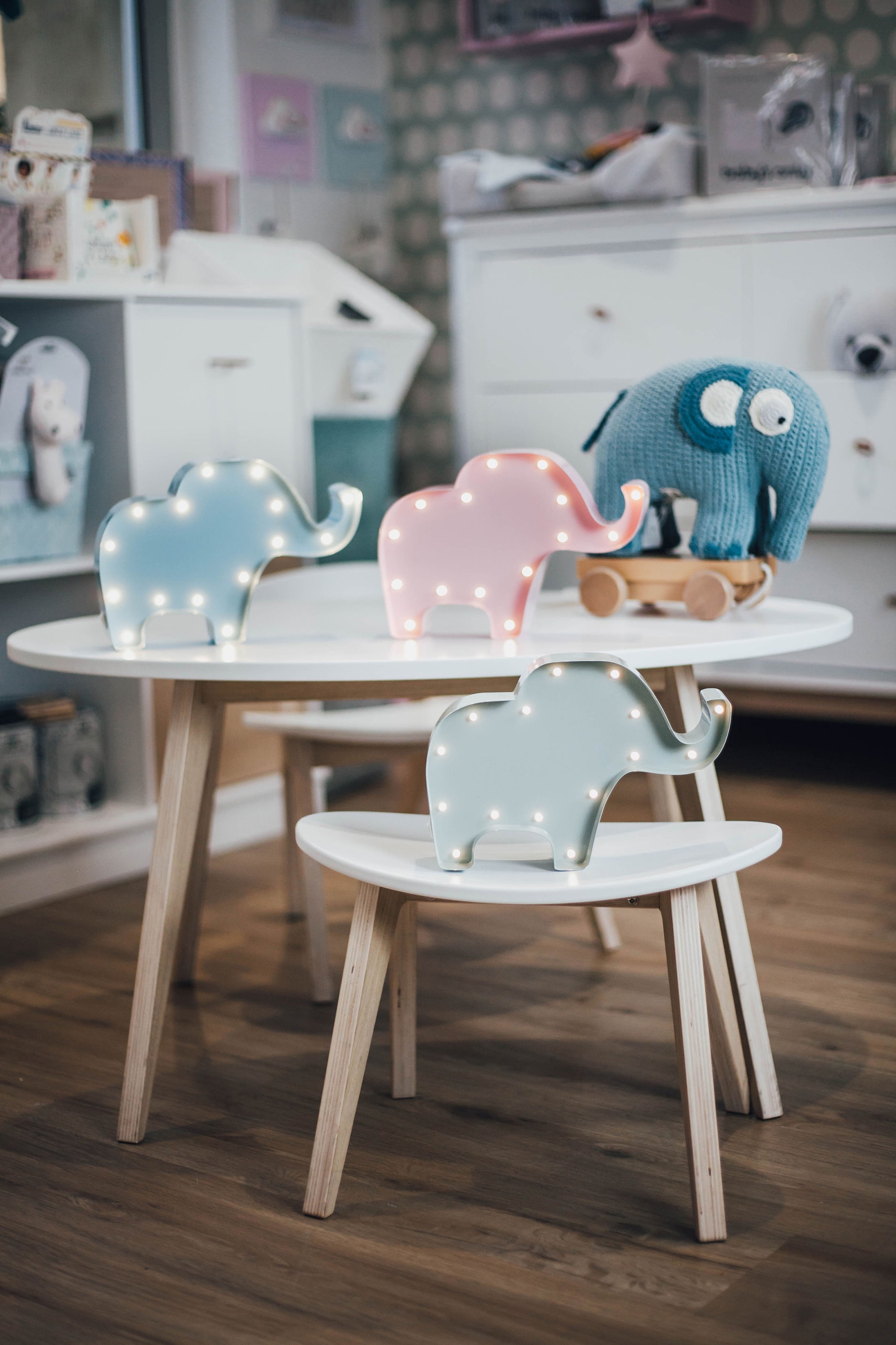 MARQUEE LIGHTS LED Dekolicht »Elephant«, 14 flammig, Leuchtmittel LED-Modul | LED fest integriert, Wandlampe, Tischlampe Elefant, Tier, Zoo 14 Leuchtmittel - 23x16 cm