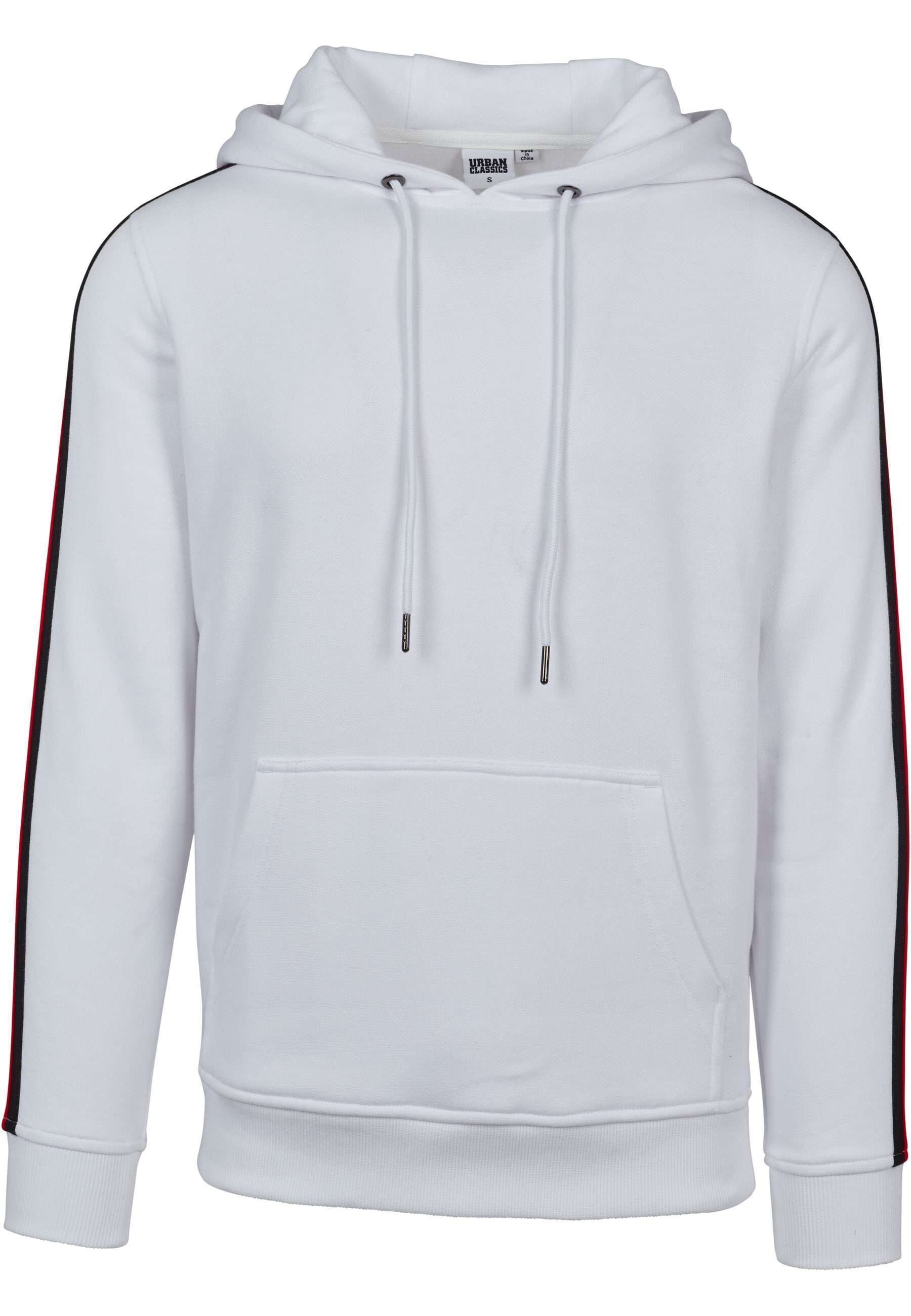 URBAN CLASSICS Kapuzensweatshirt "Urban Classics Herren Stripe Shoulder Hoo günstig online kaufen