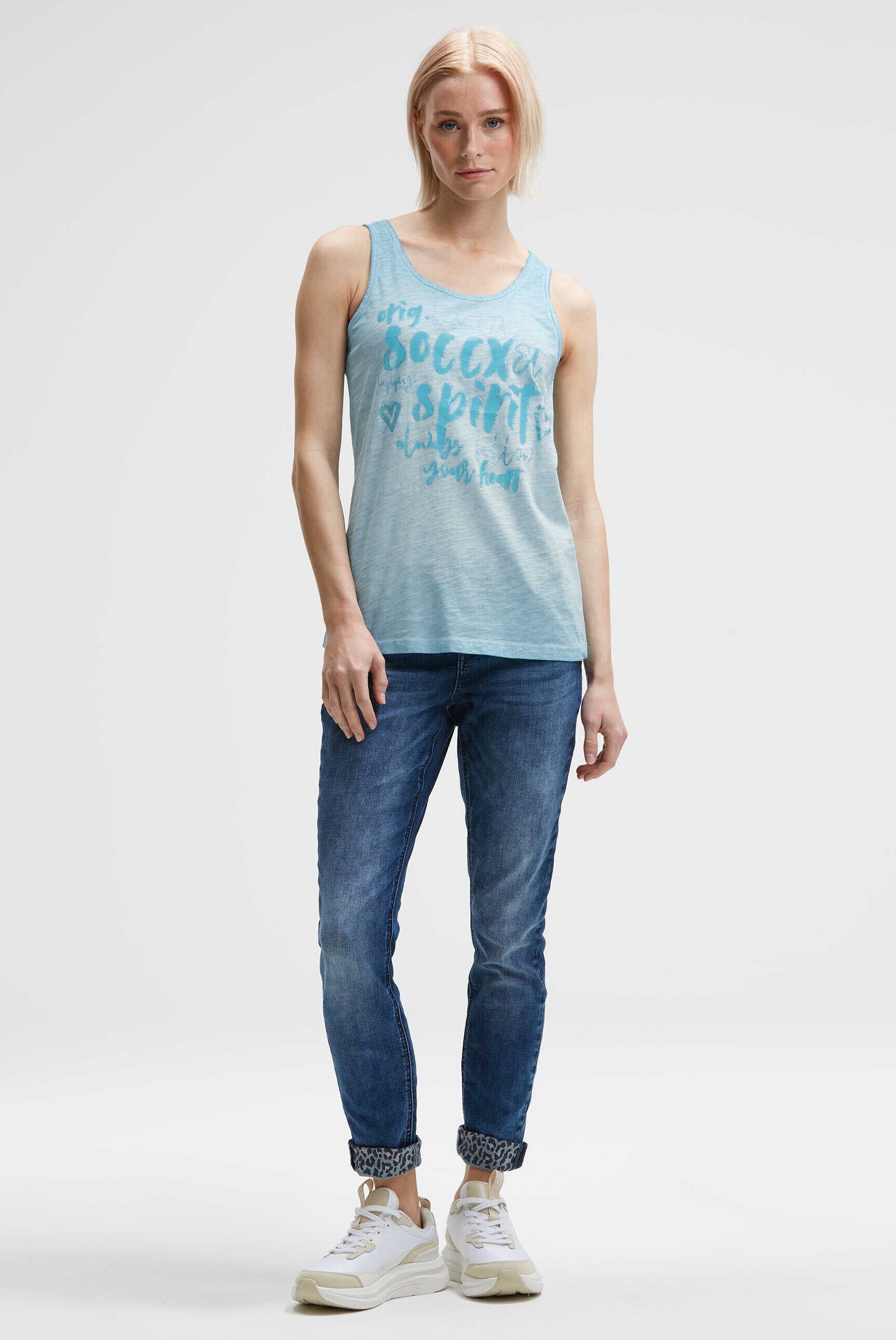 SOCCX Tanktop aus Baumwolle