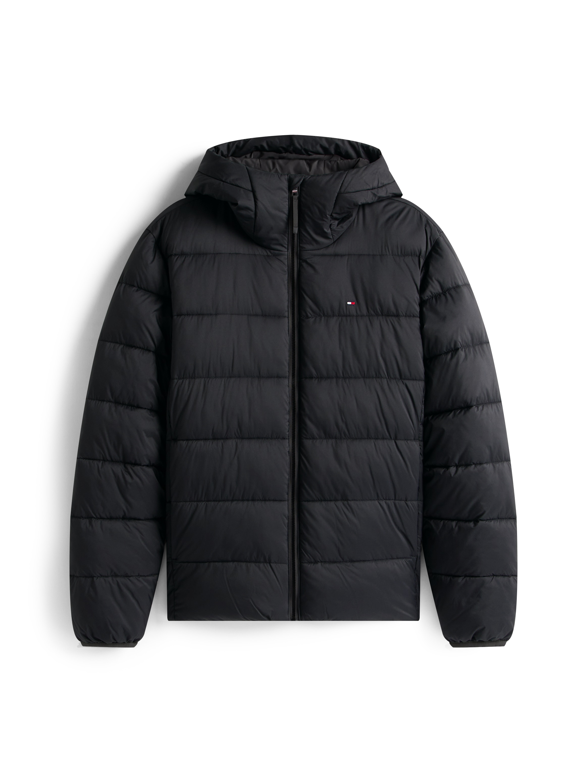 Tommy Hilfiger Steppjacke »MID WEIGHT HOODED JACKET«, mit Kapuze, Winterjacke, Übergangsjacke