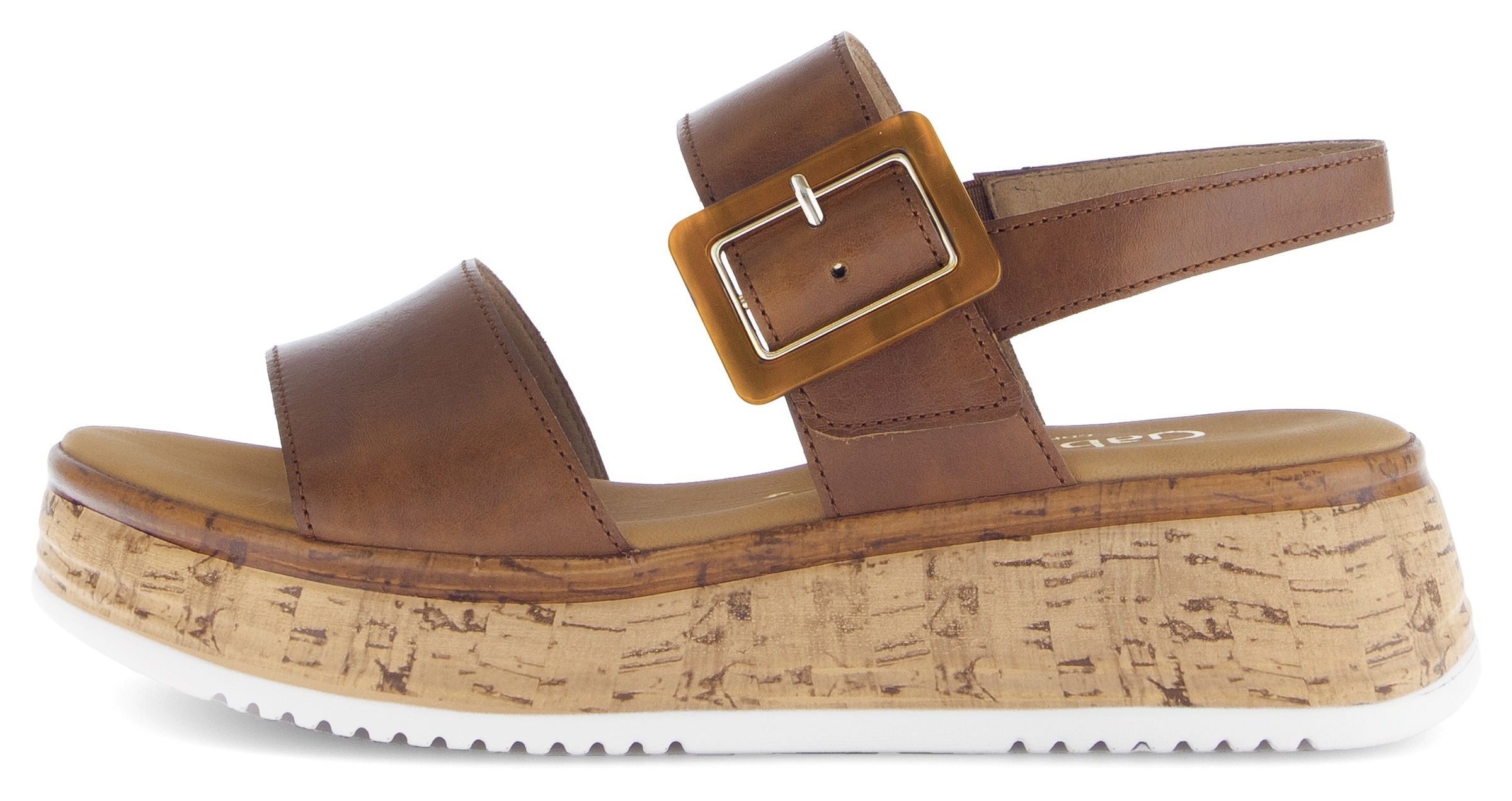 Gabor Keilsandalette "RHODOS", Riemchensandale, Sommerschuh, Sandale in Wei günstig online kaufen