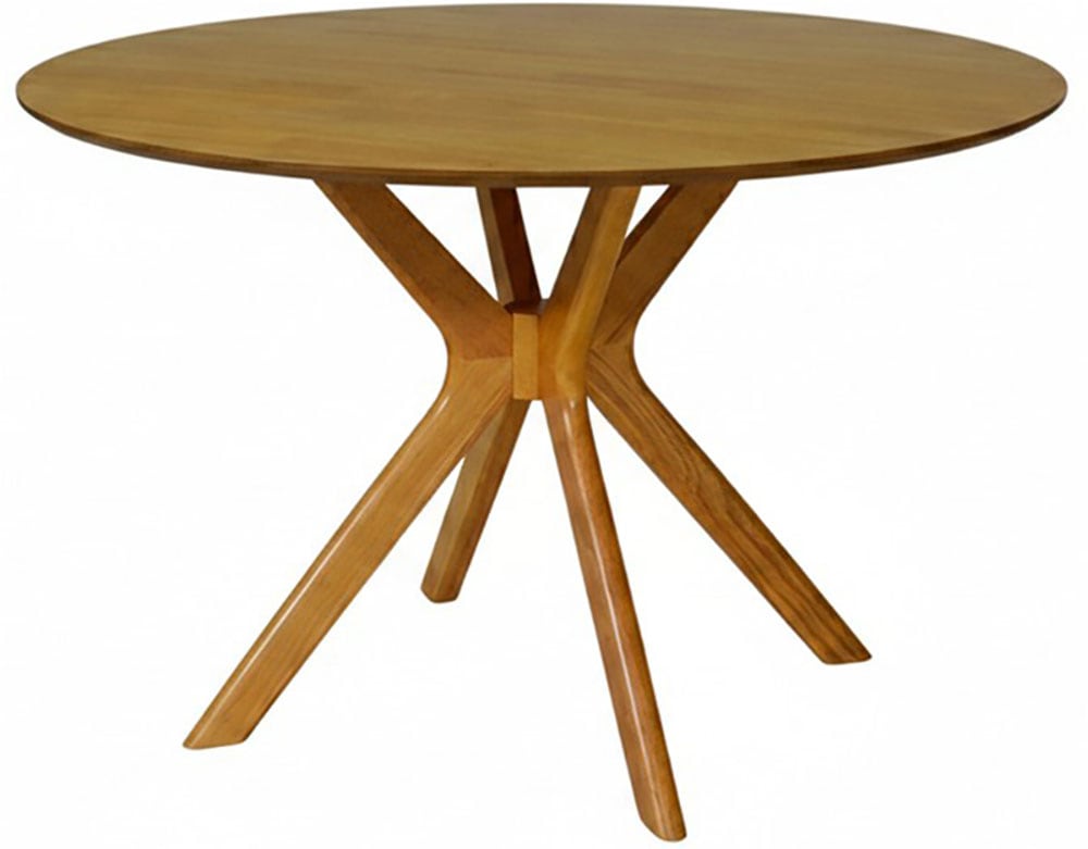 Jahnke Esstisch "DINE ROX" Esstisch, rund, Massivholz, Skandi-Look, für bis zu 4 Personen, 115 cm
