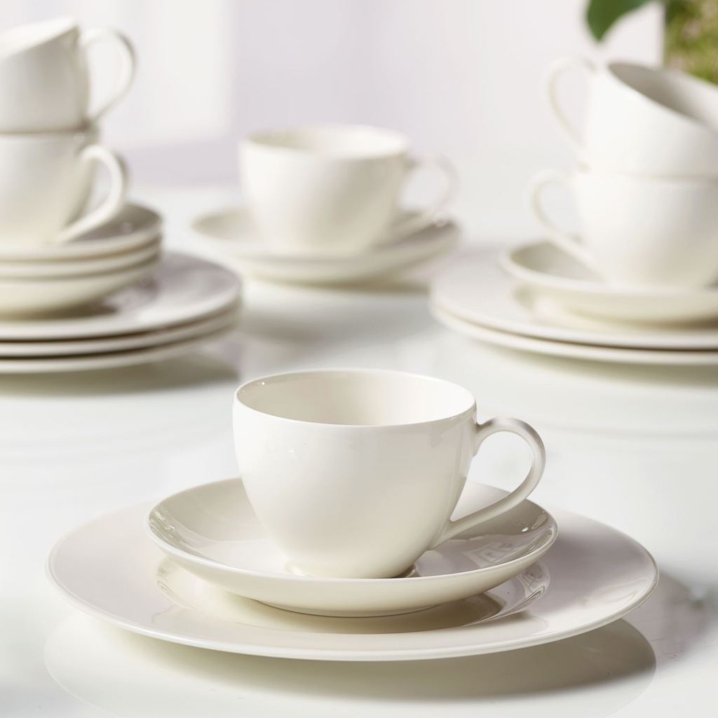 vivo Villeroy & Boch Group Kaffeeservice "Basic White" Made in Germany, Fin günstig online kaufen