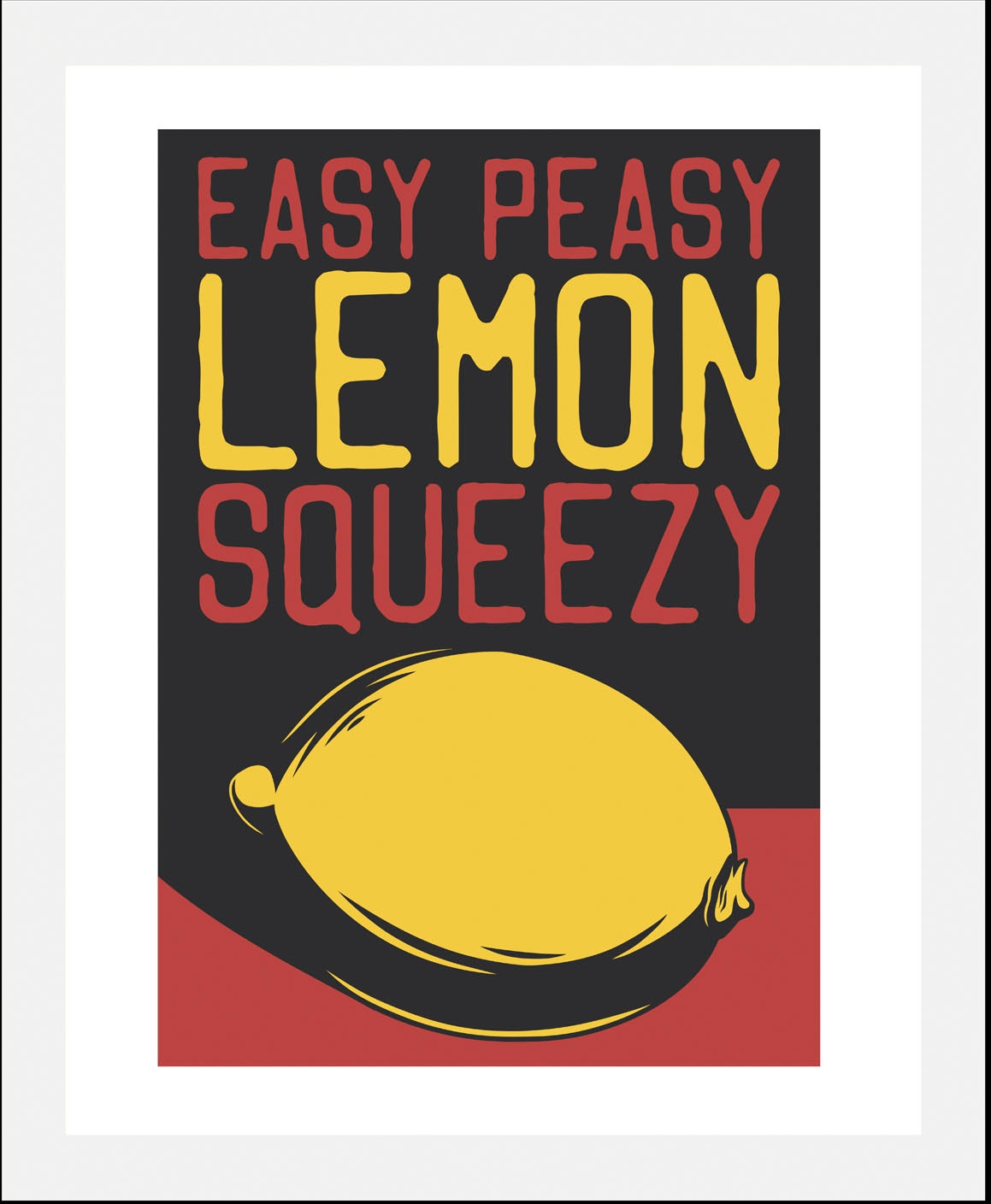 queence Bild "Easy Peasy", (1 St.), gerahmt günstig online kaufen