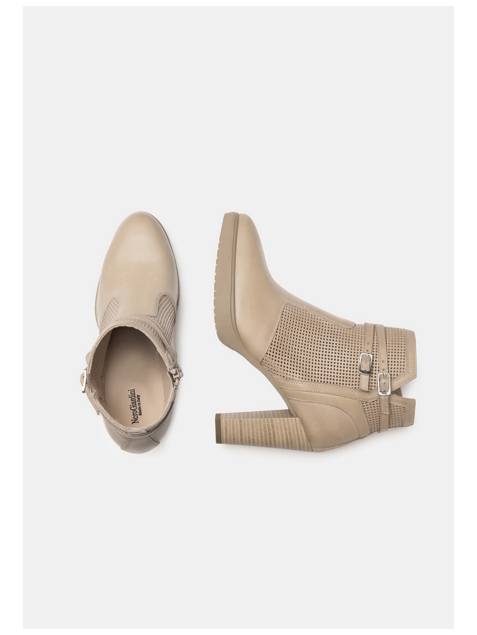 Nero Giardini High-Heel-Stiefelette »Nero Giardini Stiefelette Leder«