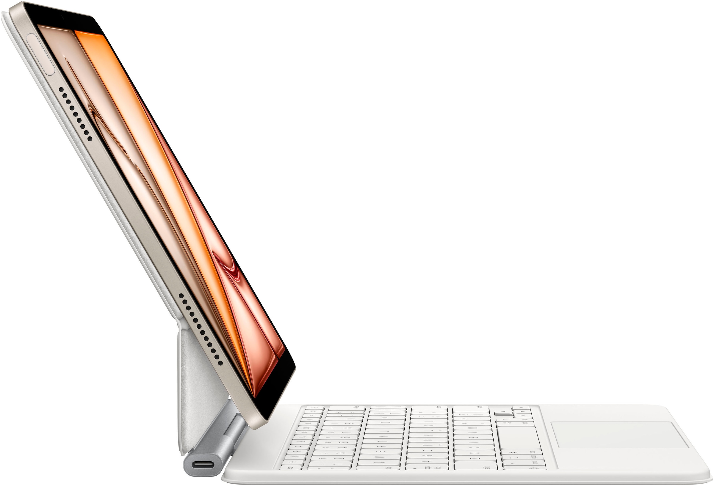 Apple iPad-Tastatur »Magic Keyboard für das 11" iPad Air (M3) – Deutsch«, (Touchpad-USB-Anschluss)