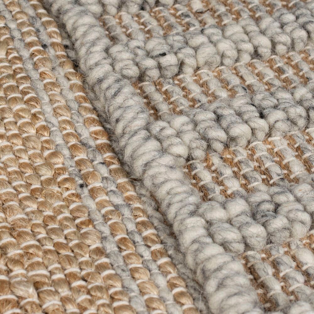 Naturfasern aus »Medina«, FLAIR Jute BAUR wie RUGS Rechnung Boho-Look, | Teppich Wolle & auf rechteckig,