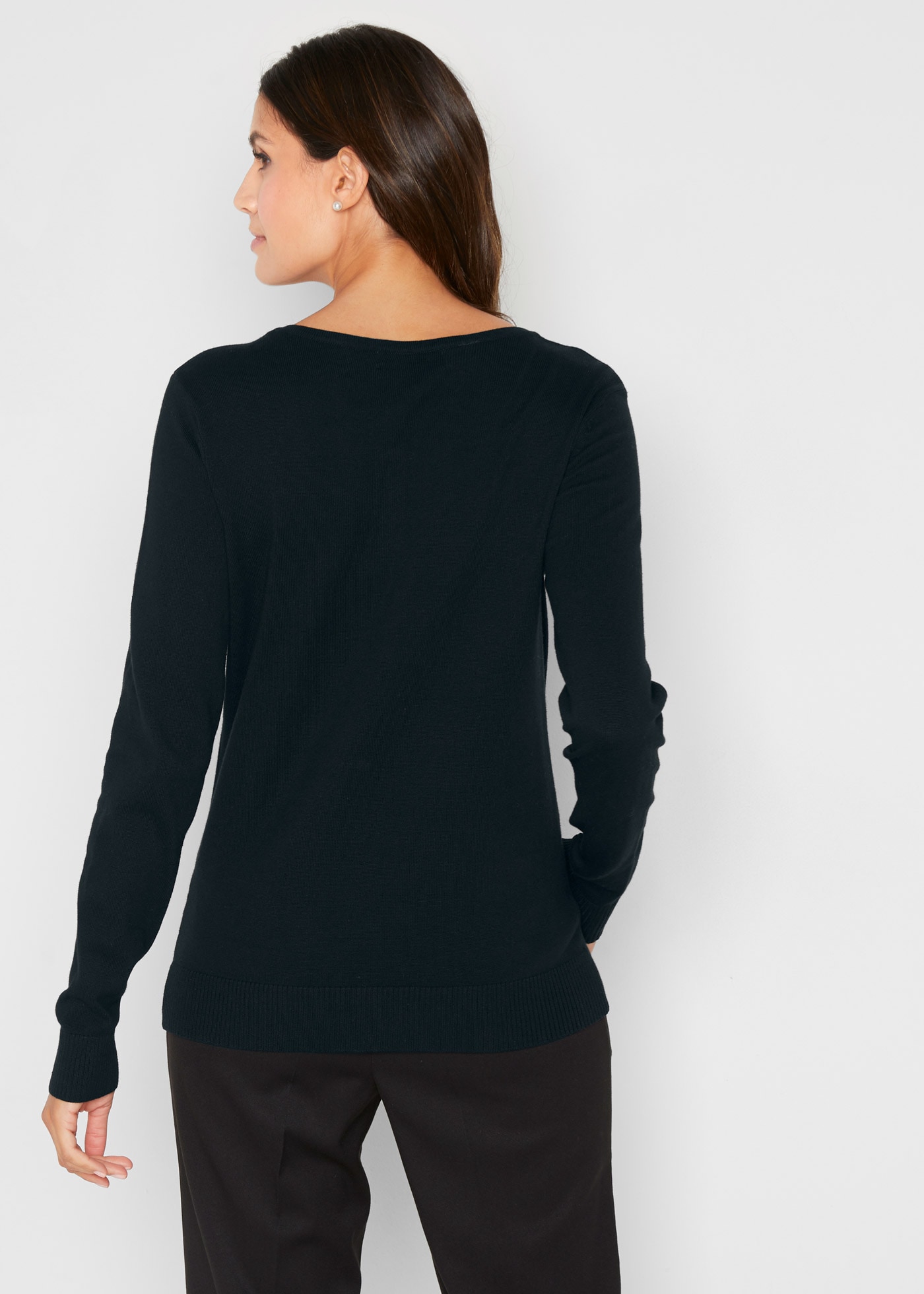 bonprix Strickjacke »Enge Feinstrickjacke«, Enge Feinstrickjacke
