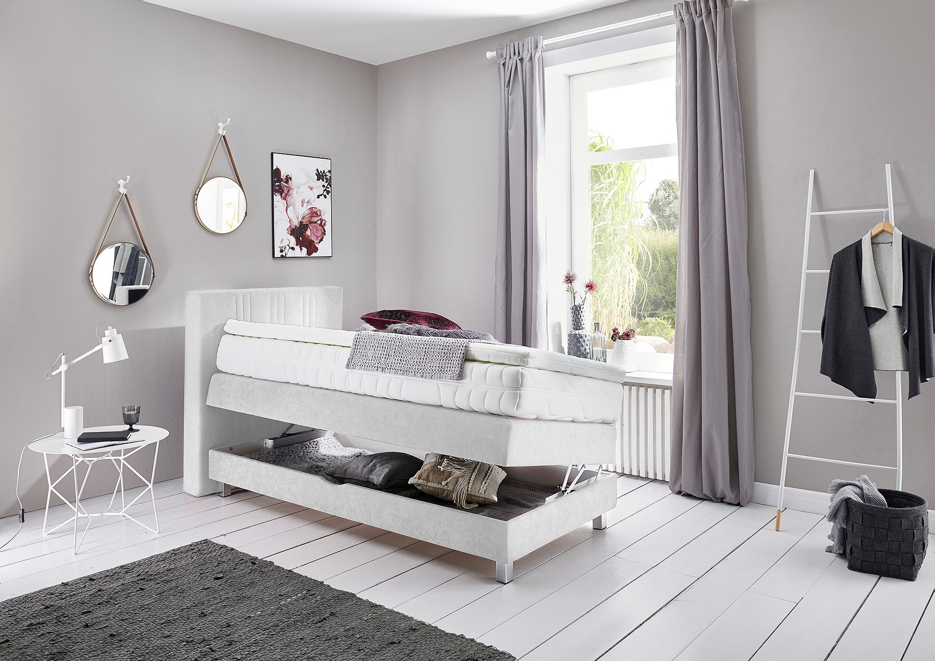 Thumbnail - Westfalia Schlafkomfort Boxspringbett wahlweise mit Bettkasten und Topper