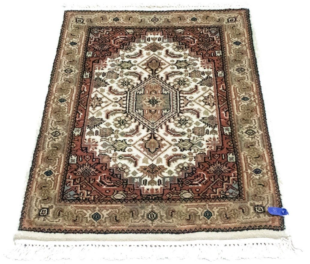 morgenland Wollteppich »Bidjar Geometrisch rechteckig, 60 90 cm«, BAUR x | Handgeknüpft Beige