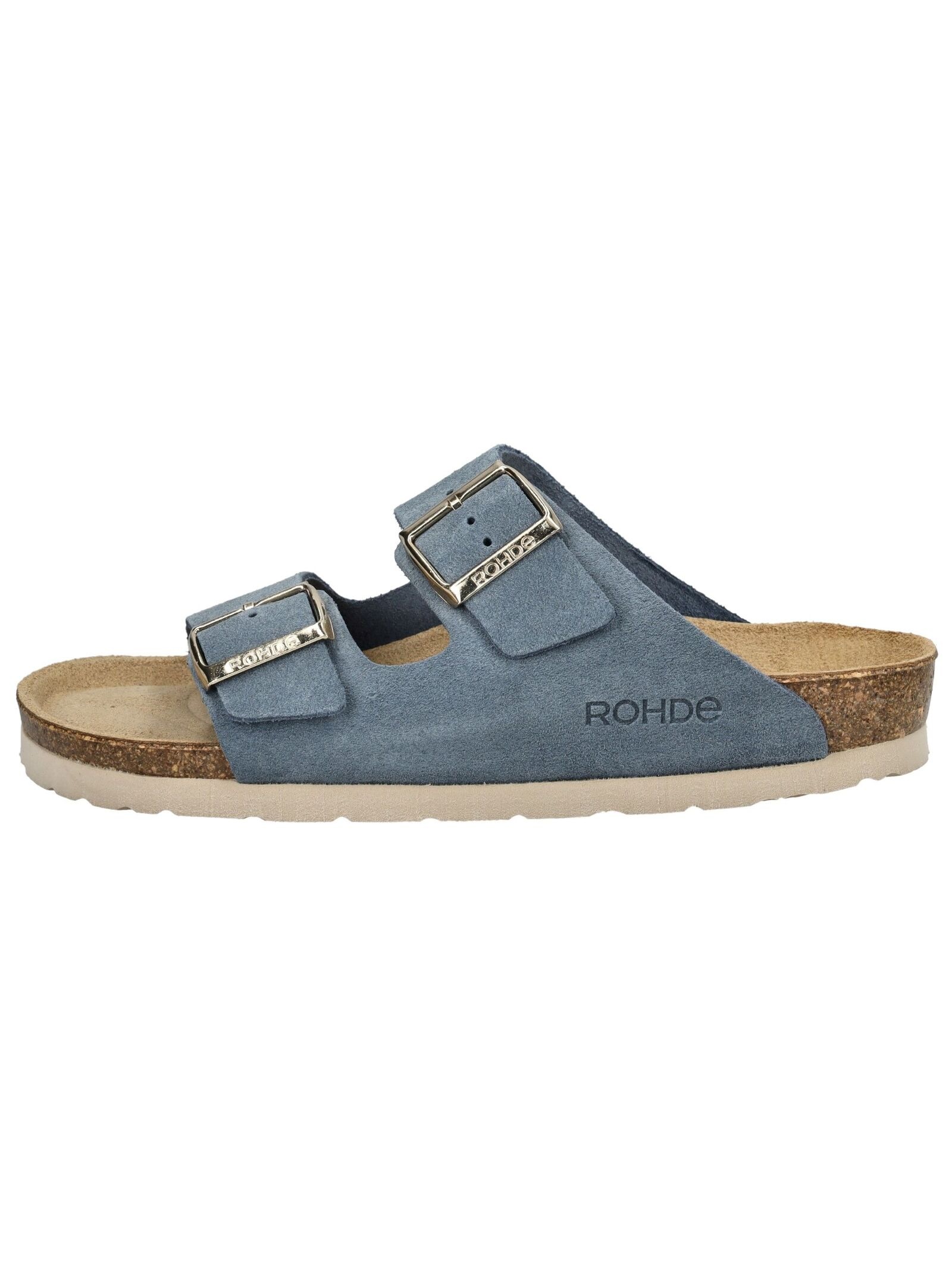Rohde Hausschuh "Rohde Pantoletten Veloursleder" günstig online kaufen