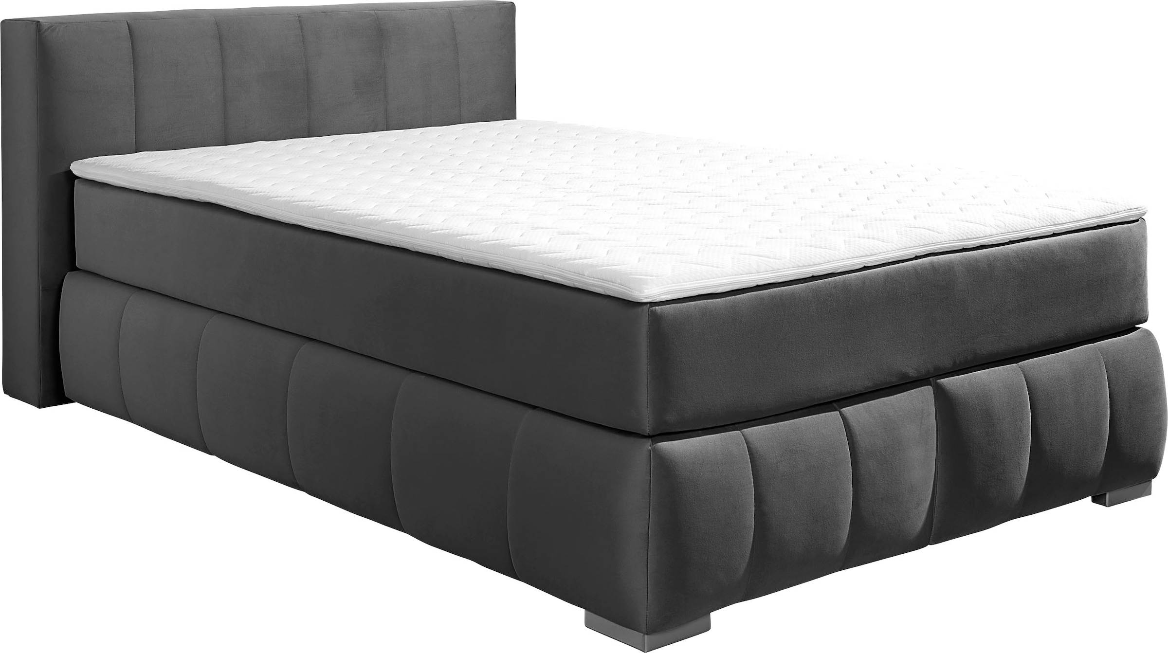 Home affaire Boxspringbett "Chelles" inkl. Topper, in XXL- Überlänge 220 cm günstig online kaufen