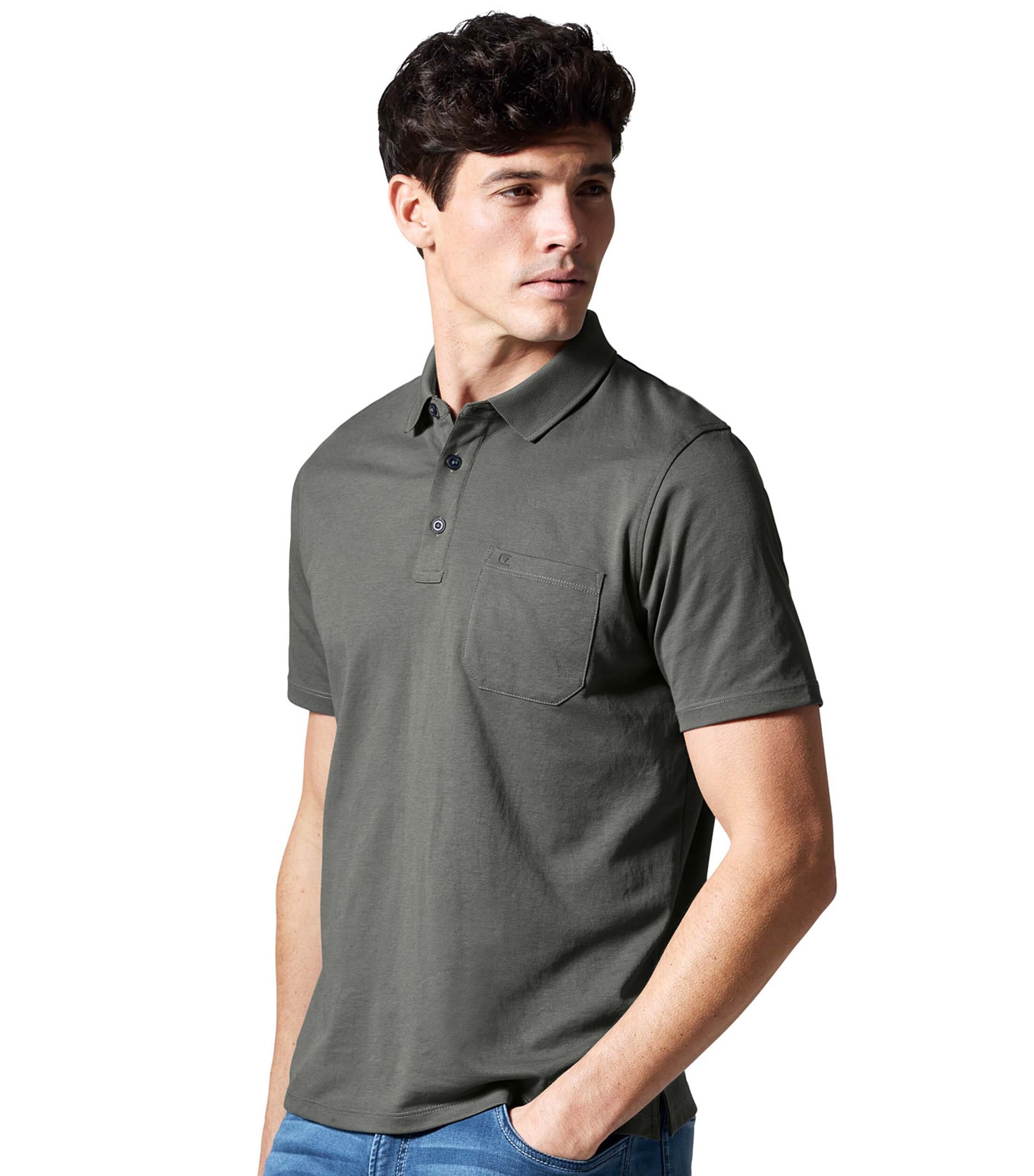 CASAMODA "CASAMODA Polo-Shirt uni" günstig online kaufen