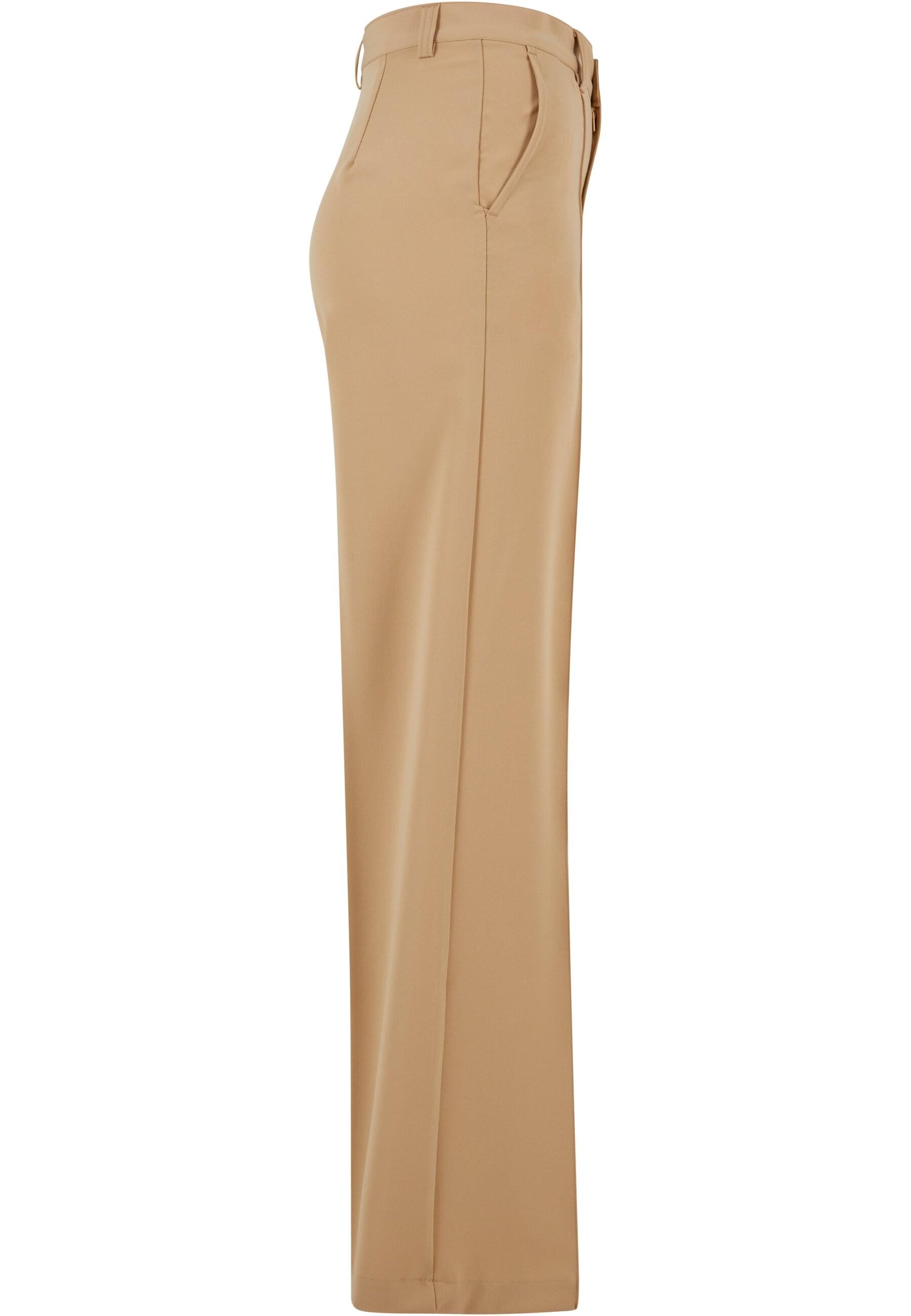 URBAN CLASSICS Stoffhose »Urban Classics Damen Ladies Wide Pleated Pants«, (1 tlg.)
