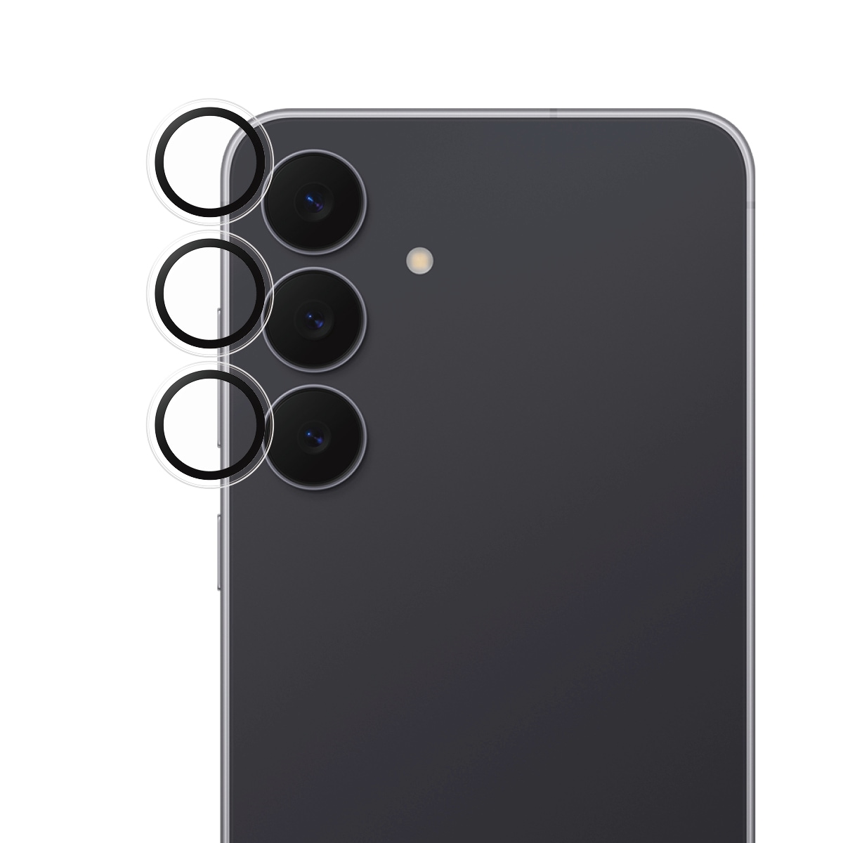 CARE by PanzerGlass Kameraschutzglas »HOOPS Camera Lens Protector« für Samsung Galaxy S25 FE Kameraschutz, Linsenschutz, Objektivschutz, kratz- & stoßfest