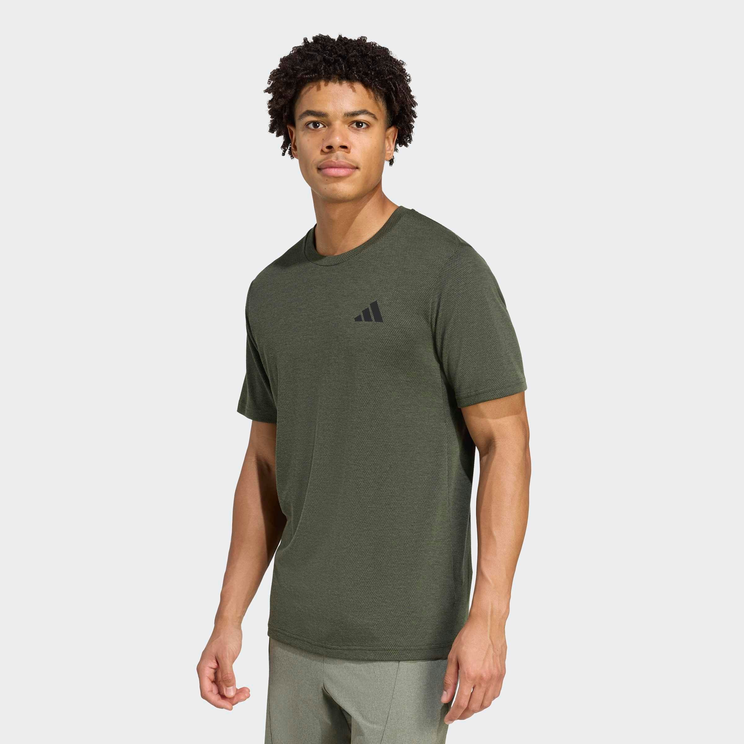 adidas Performance T-Shirt "TRAIN ESSENTIALS FEELREADY NOVELTY" Trainingsshirt mit CLIMACOOL, Pikeematerial