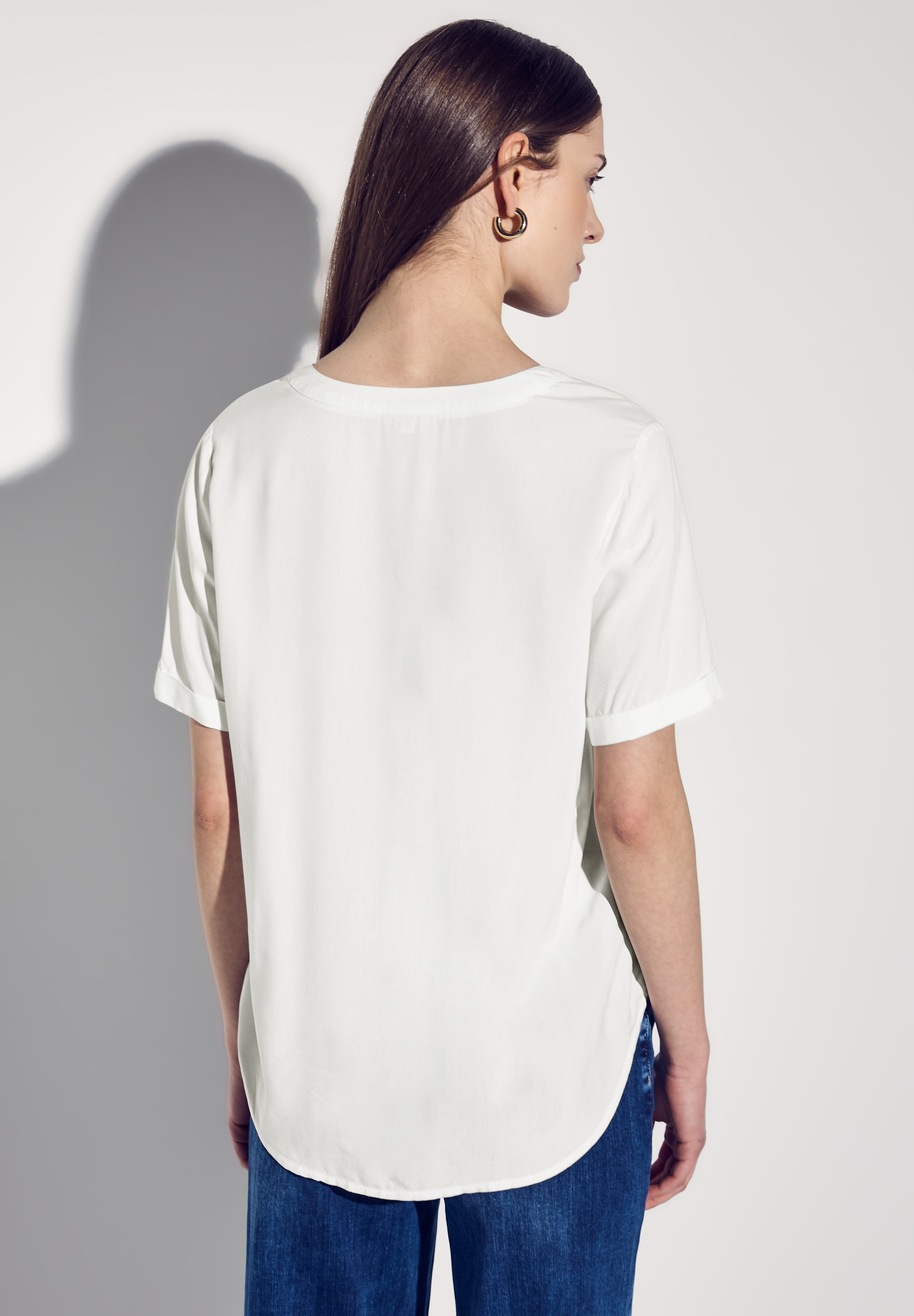 STREET ONE Hemdbluse, aus softer Viskose
