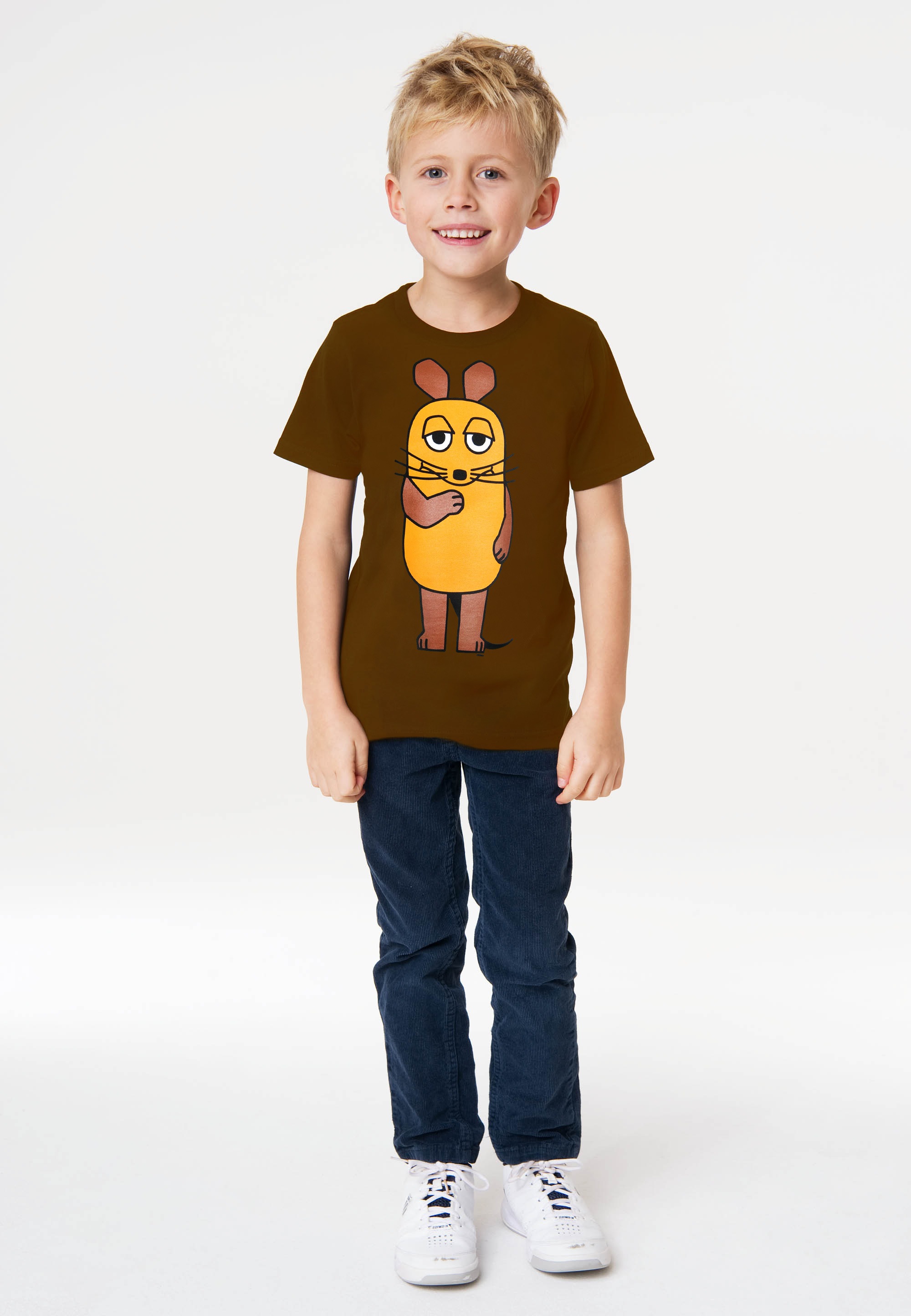 LOGOSHIRT T-Shirt »Sendung mit der Maus - Maus«, mit coolem Print