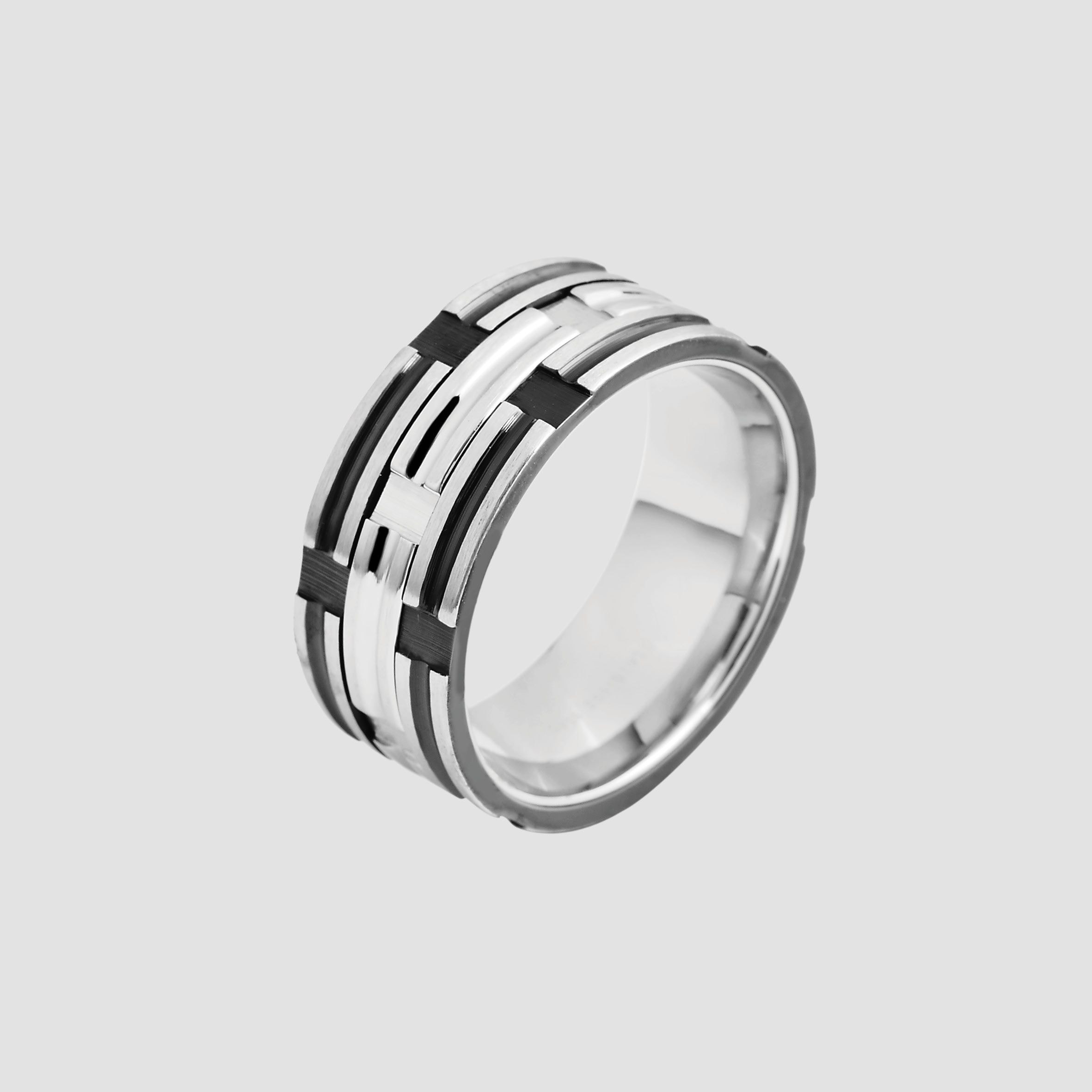 Adelia´s Fingerring »Herren Ring aus Edelstahl«