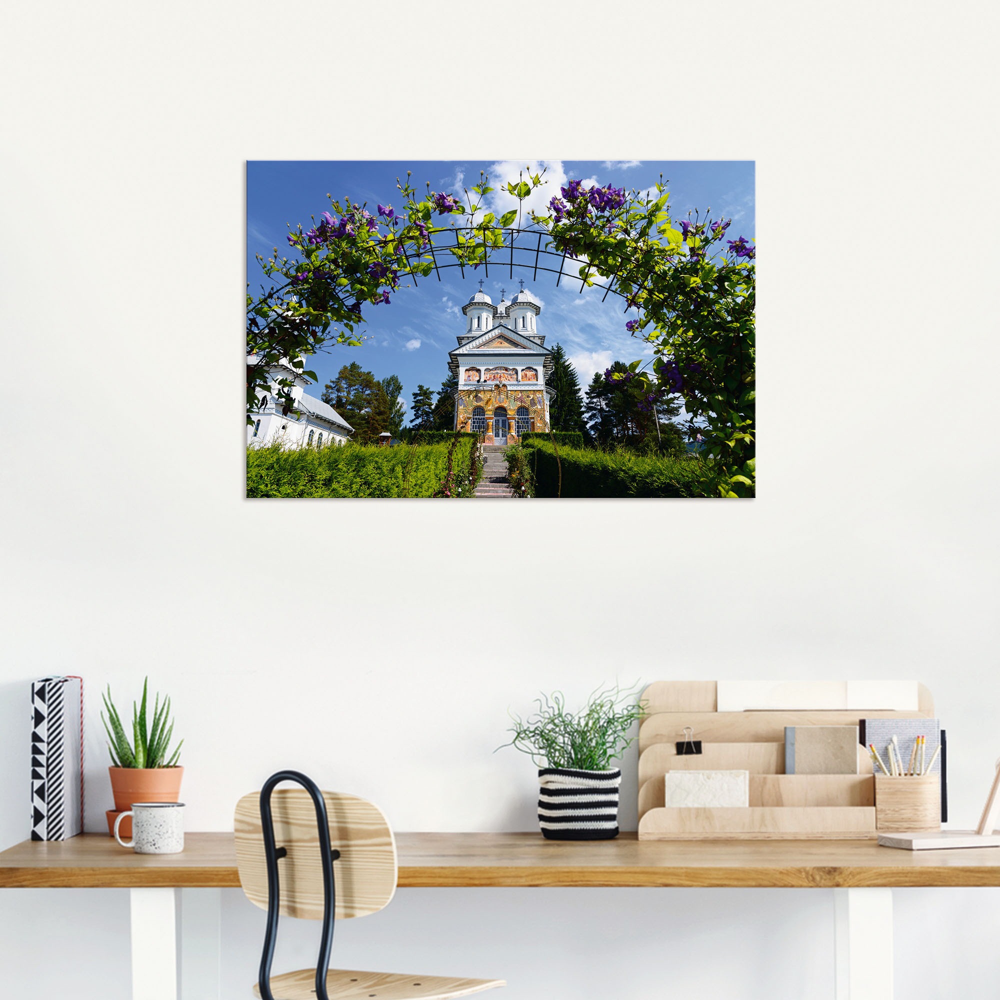 Artland Wandbild »Orthodoxe Kirche der Heiligen Apostel«, Gebäude, (1 St.), als Alubild, Leinwandbild, Wandaufkleber oder Poster in versch. Größen