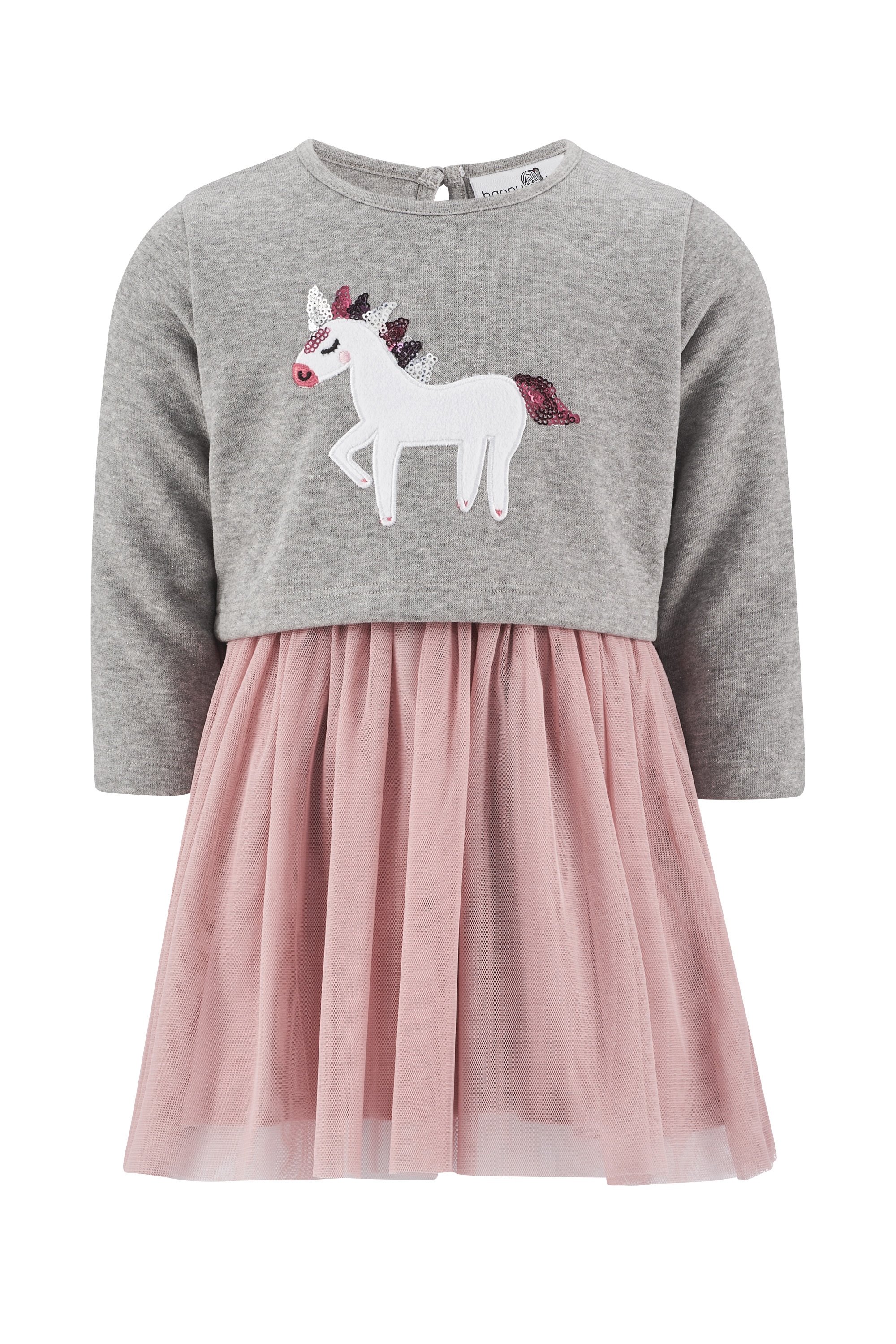 happy girls Sweatkleid Baumwollmischung, Pailletten Details