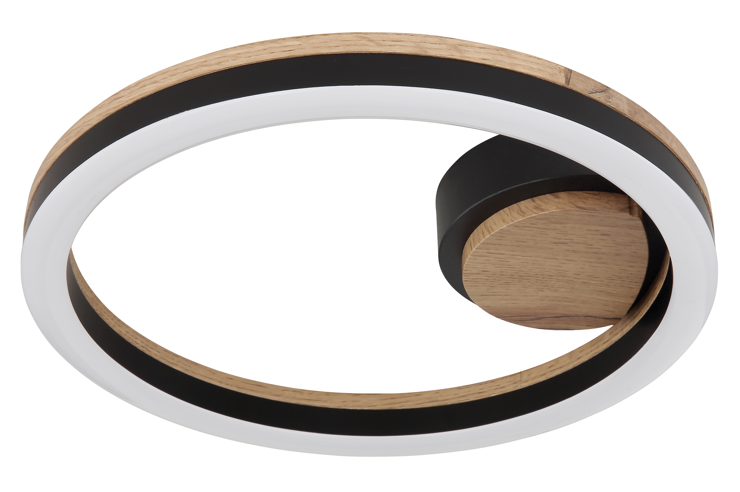 GLOBO LIGHTING LED Deckenleuchte »BEATRIX«, Leuchtmittel LED-Modul | LED fest integriert, Deckenlampe/Wohnzimmer/Schlafzimmer/modern/Holz