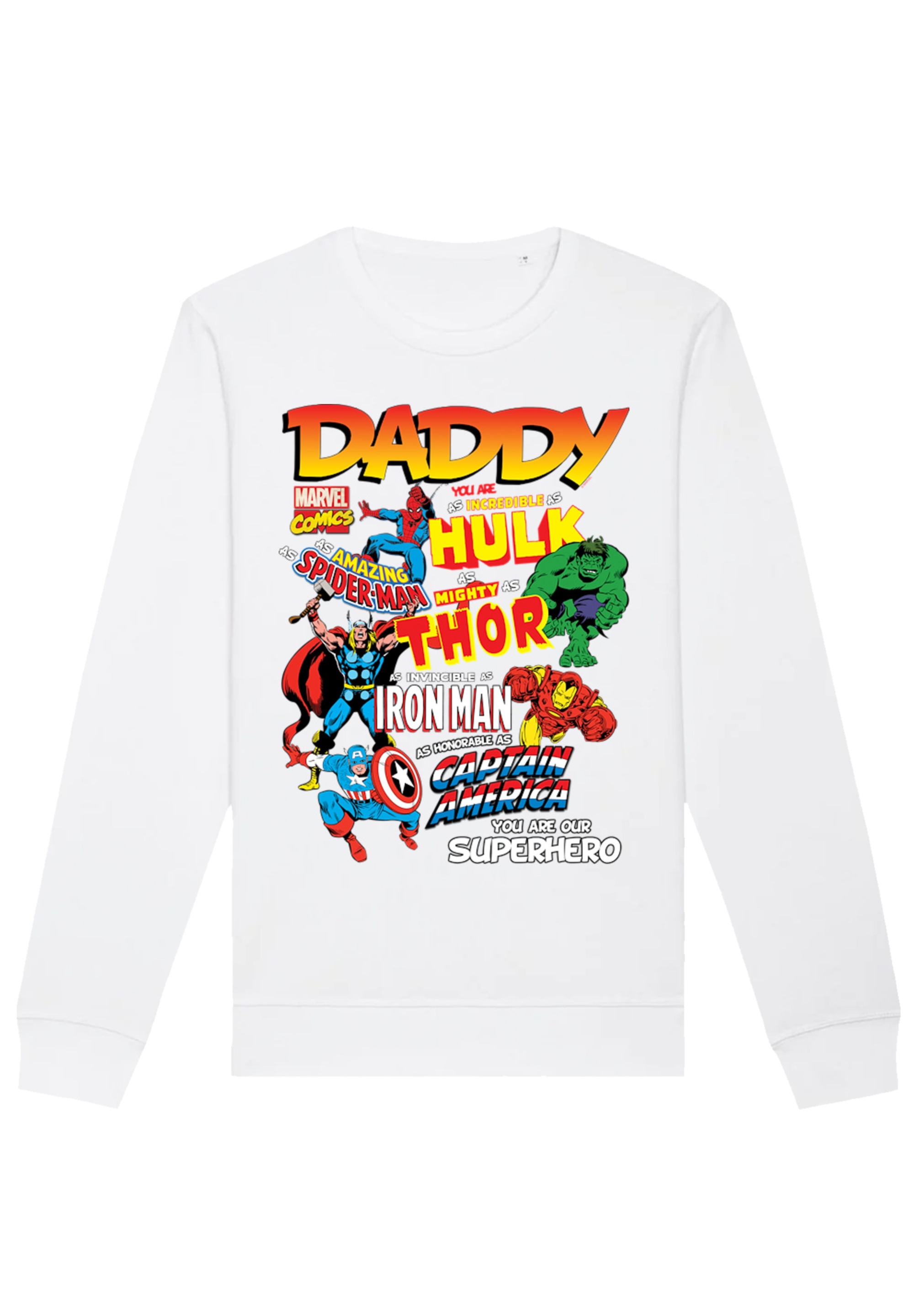 F4NT4STIC Sweatshirt "Marvel Comics Our Dad Superhero", Premium Qualität günstig online kaufen