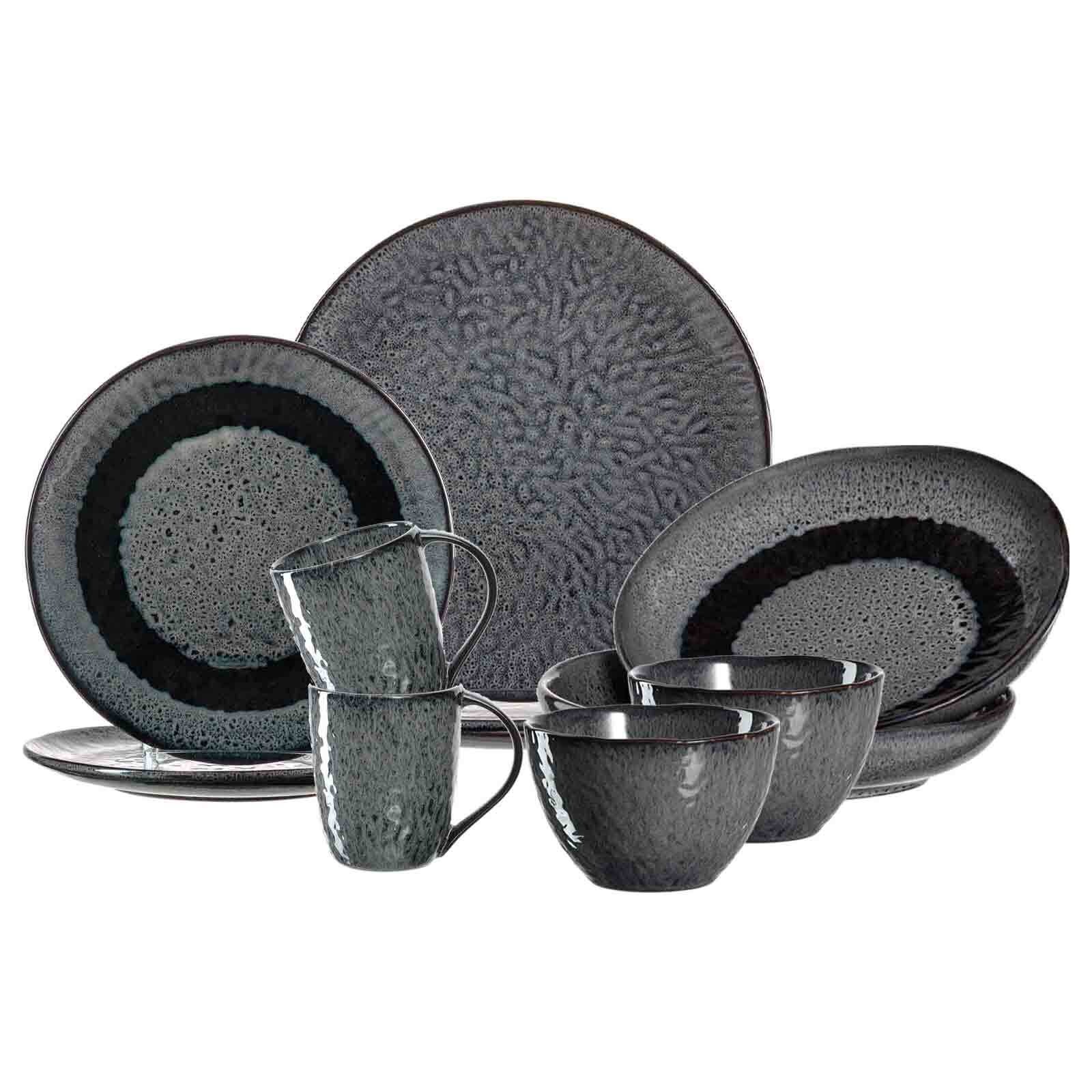 LEONARDO Geschirr-Set "Tafelservice Matera 10er Set" Ideal für den Alltag, spülmaschinengeeignet, mikrowellengeeignet