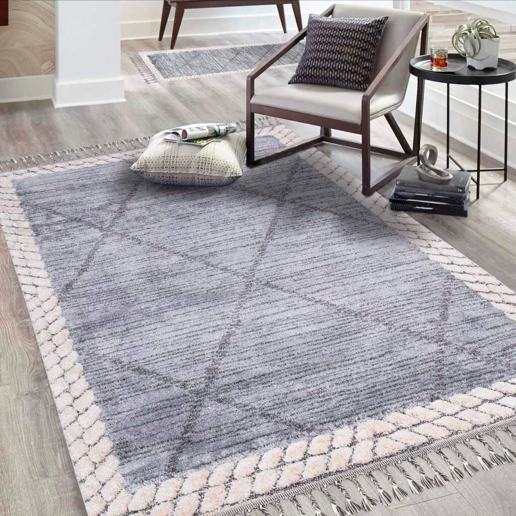 Carpet City Hochflor-Teppich "Valencia 909" rechteckig 20 mm Höhe Läufer, B günstig online kaufen