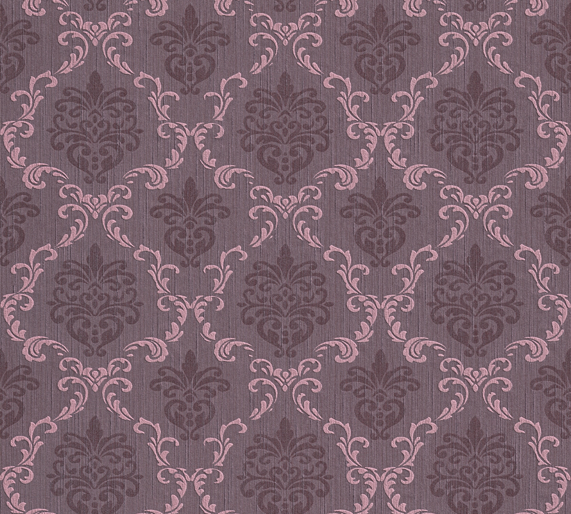 Architects Paper "Tessuto" Barock gemustert ornamental samtig Tapete Barock Tapeten Wohnzimmer Schlafzimmer Küche modern Design Büro