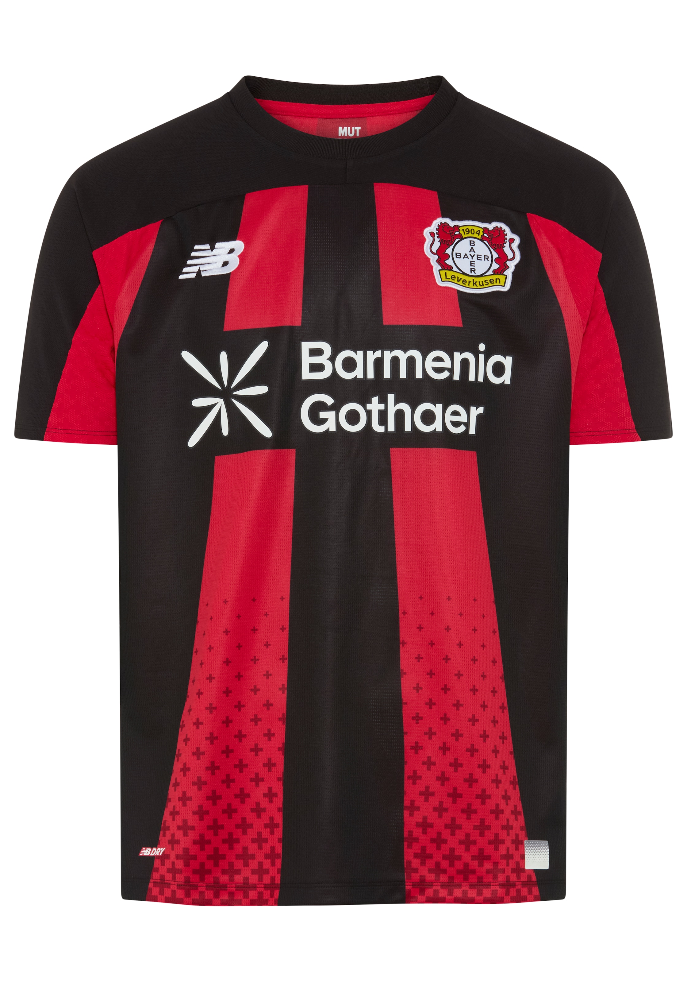 New Balance Fußballtrikot "Bayer 04 26/27 Home Short Slee" atmungsaktives Material, schnell trocknendes Polyester