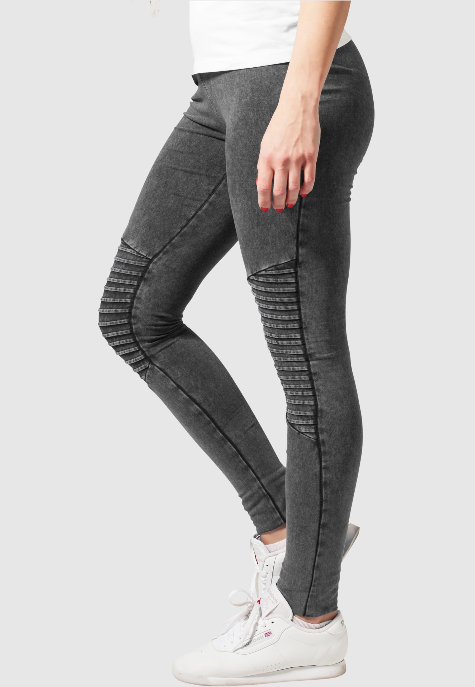 URBAN CLASSICS Leggings »Urban Classics Damen Ladies Denim Jersey Leggings«, (1 tlg.)