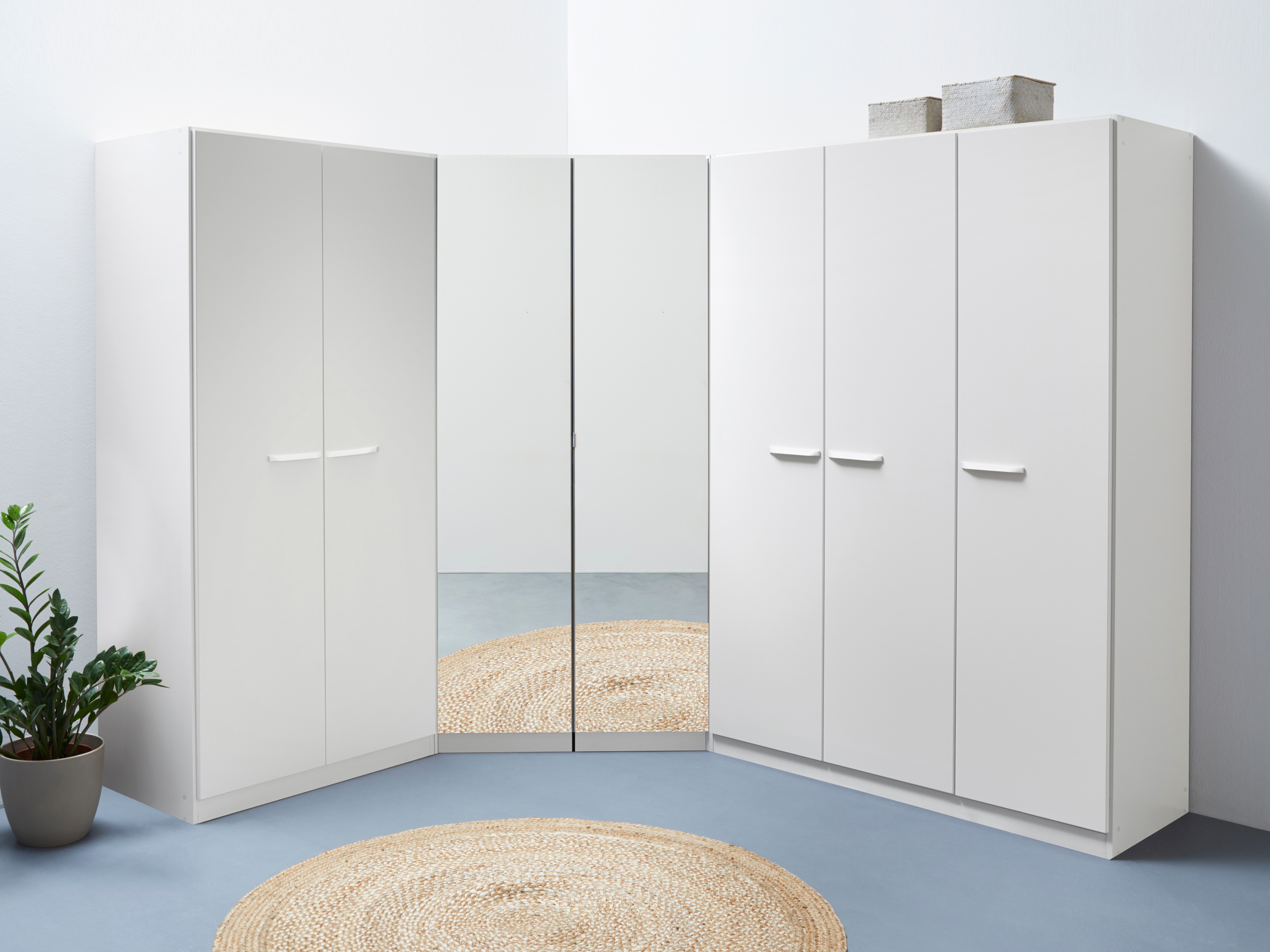 rauch Schrank-Set "Kleiderschrank Schrank Garderobe Wäscheschrank VANDOR" Set