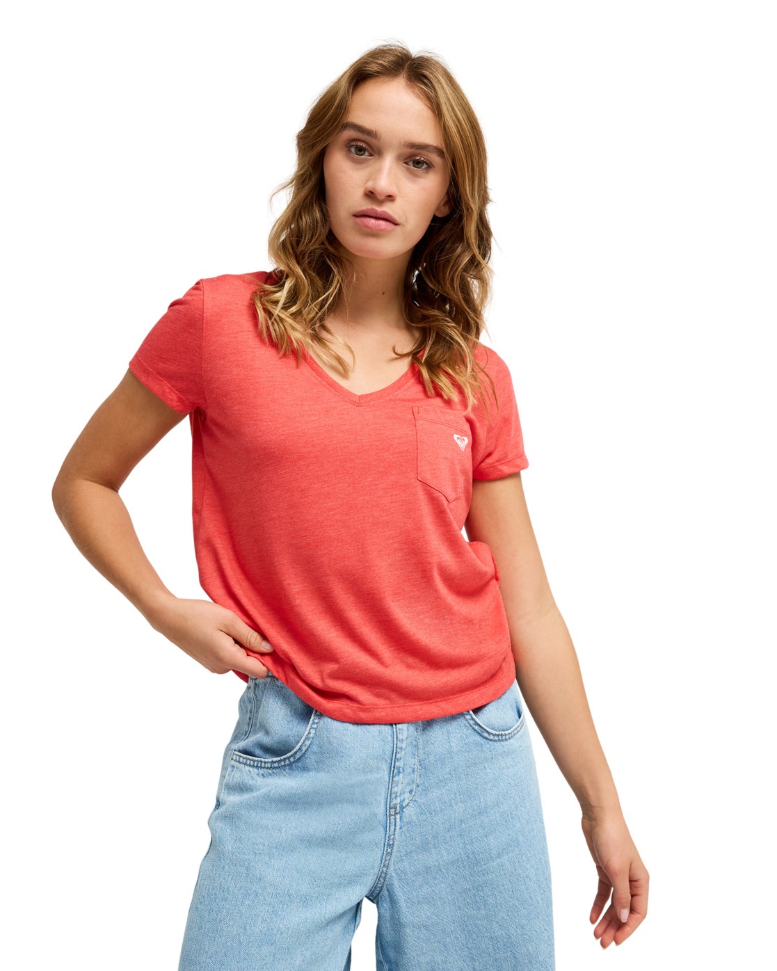 Roxy T-Shirt "Laguna Green V Neck"