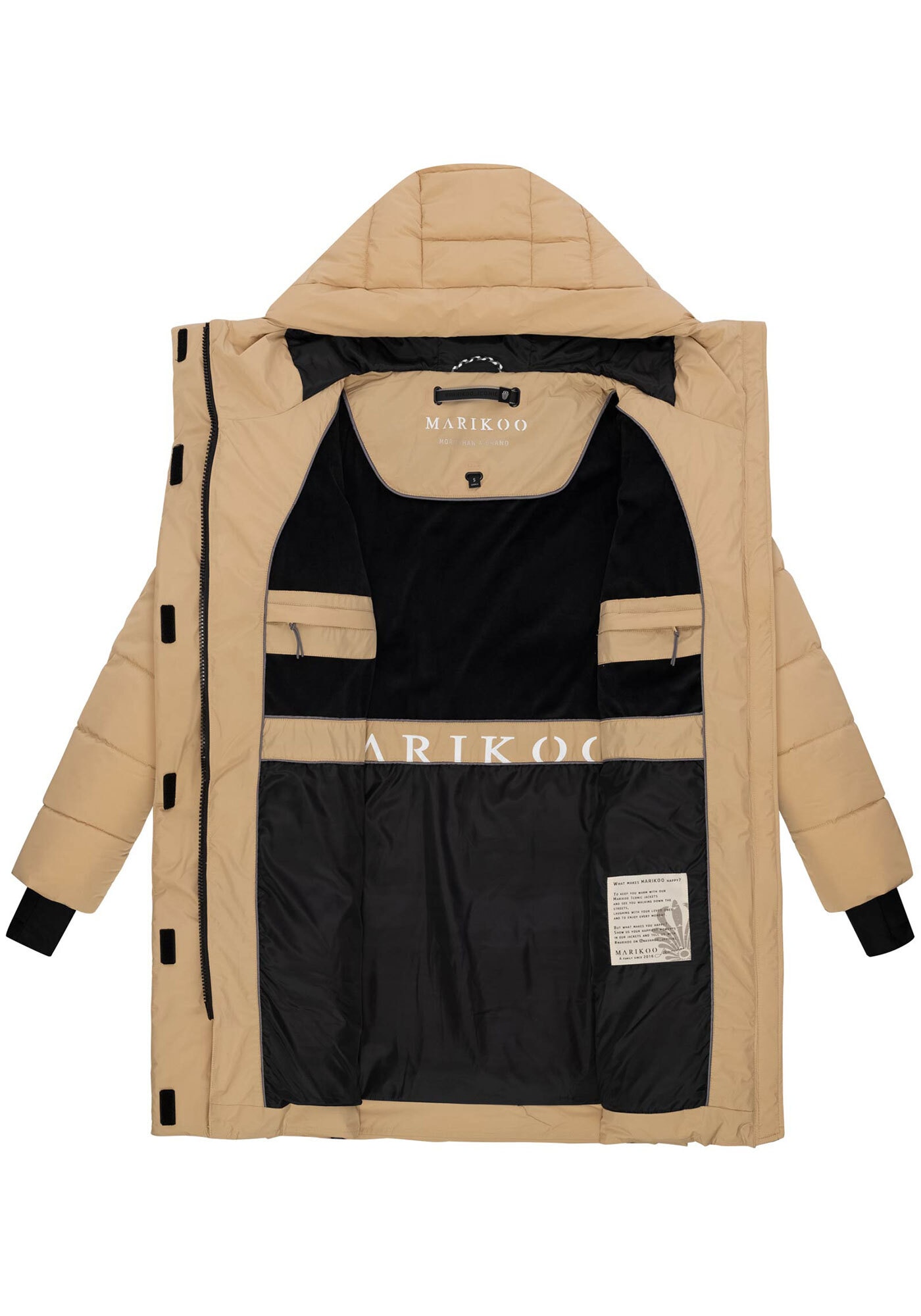 Marikoo Winterjacke »Kaituu XVI«, mit großer Kapuze