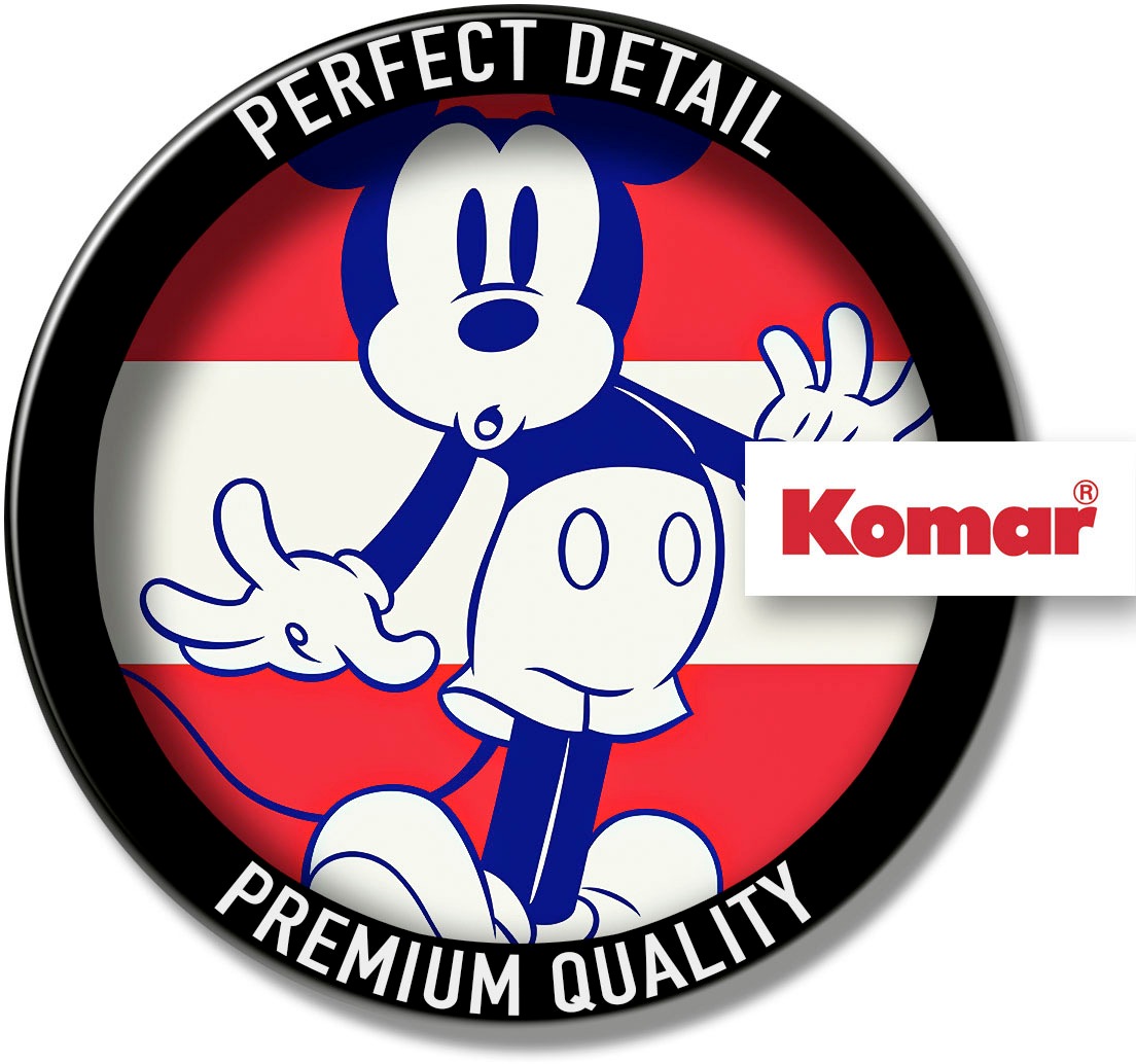 Komar Vliestapete »Digitaldruck Vlies - Mickey Vibrant - Größe 200 x 250 cm«, bedruckt, Kinderzimmer