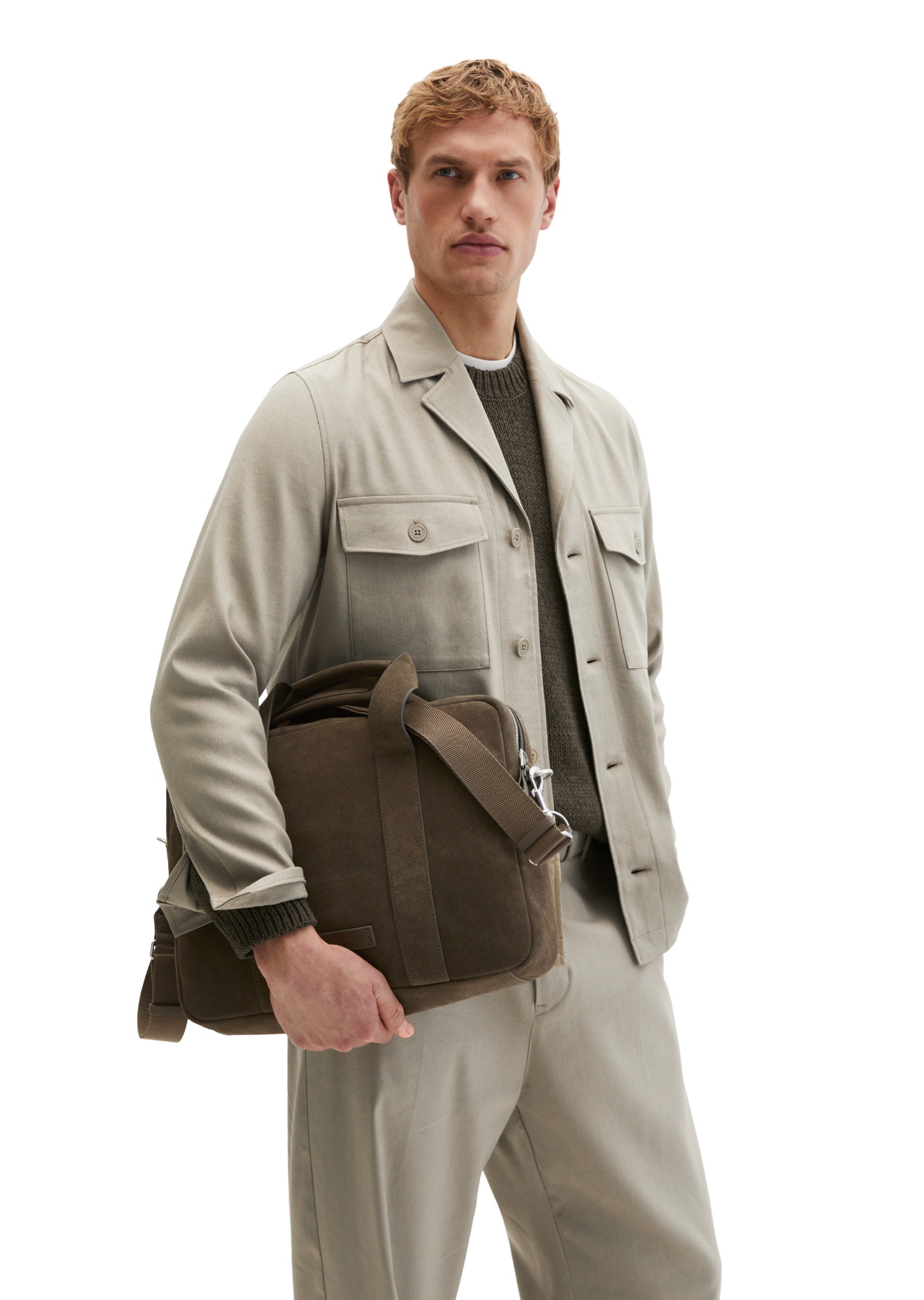 Marc O'Polo Businesstasche »aus softem Veloursleder«