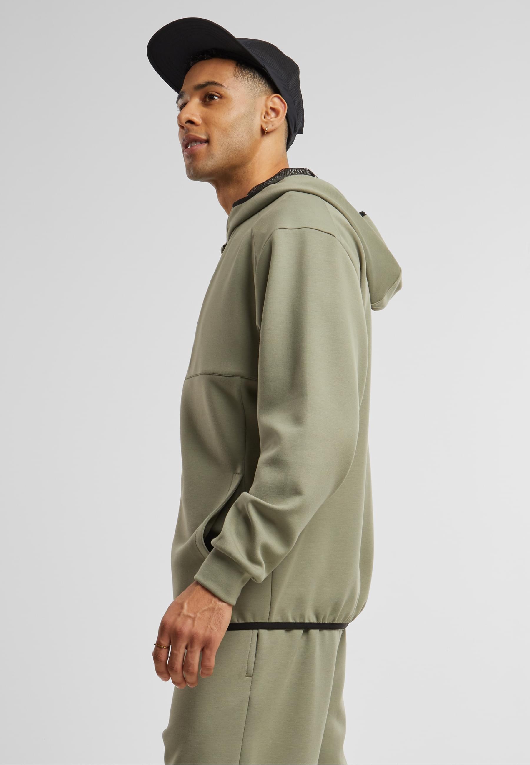 URBAN CLASSICS Sweatjacke »Urban Classics Scuba Zip Pocket Hoody«