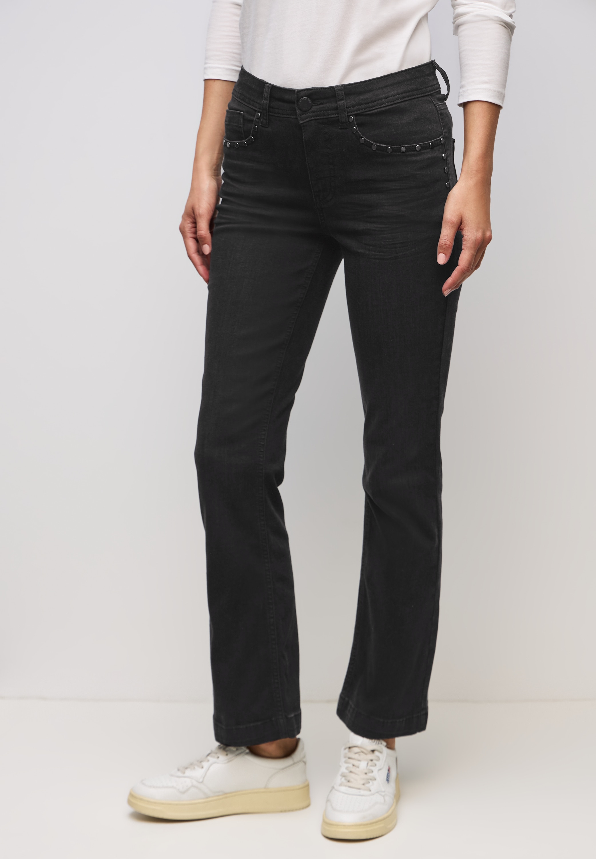 STREET ONE Comfort-fit-Jeans aus Baumwolle mit Stretchanteil