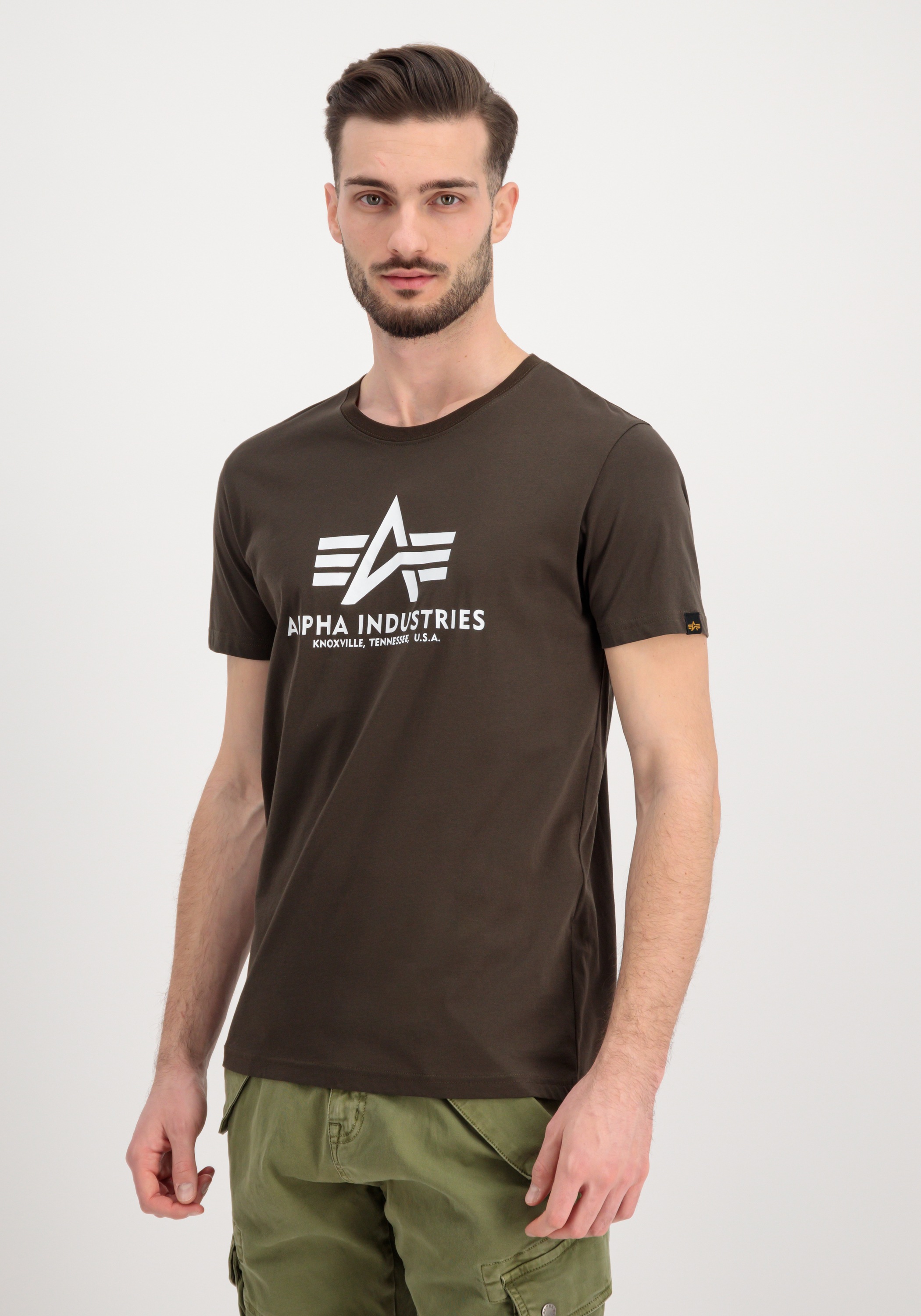 Alpha Industries T-Shirt "Alpha Industries Men - T-Shirts Basic T-Shirt BL" günstig online kaufen