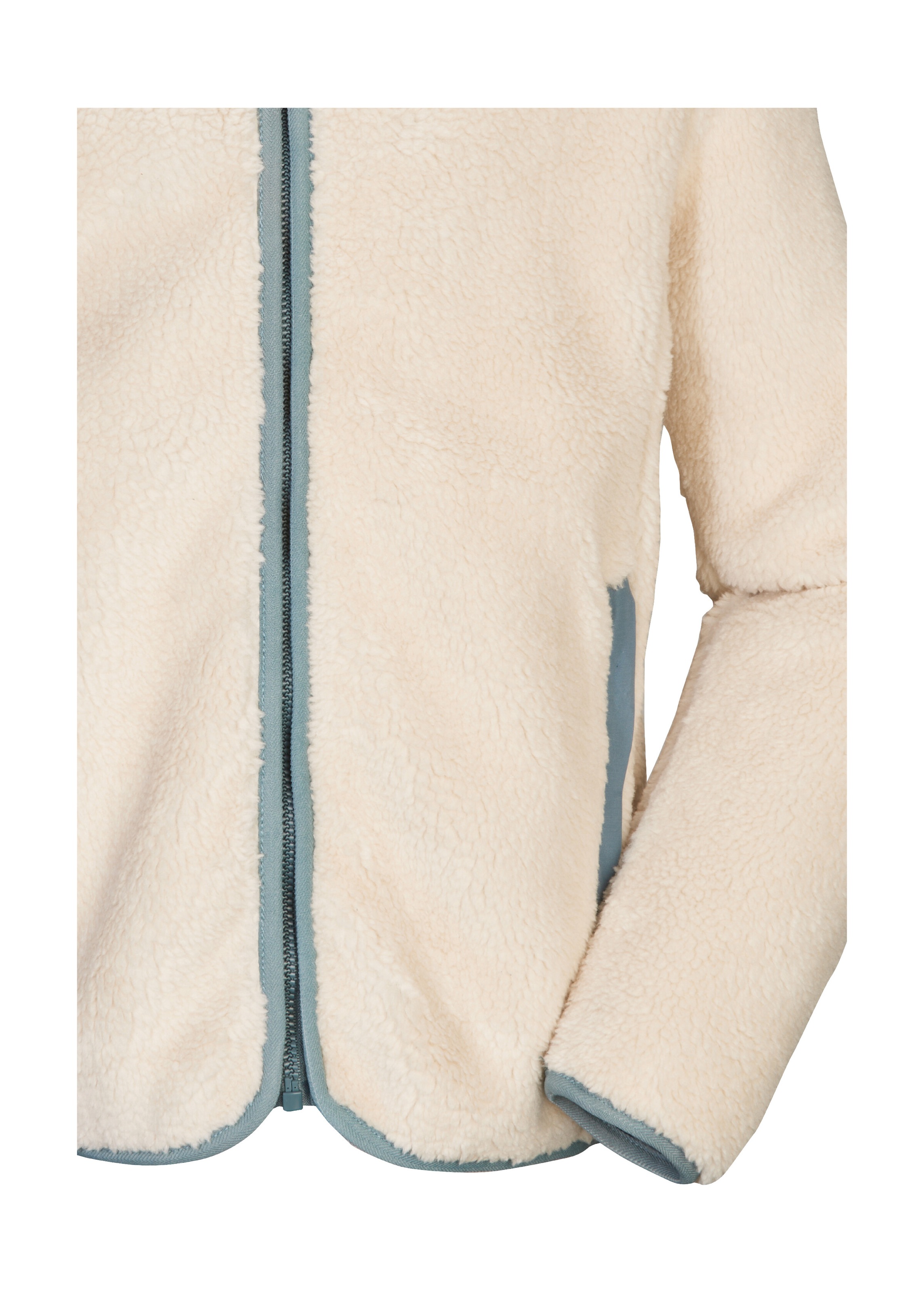 Killtec Fleecejacke »KOW 241 BYS FLC JCKT«, Weiche Sherpa Fleecejacke mit Kinnschutz und Stehkragen
