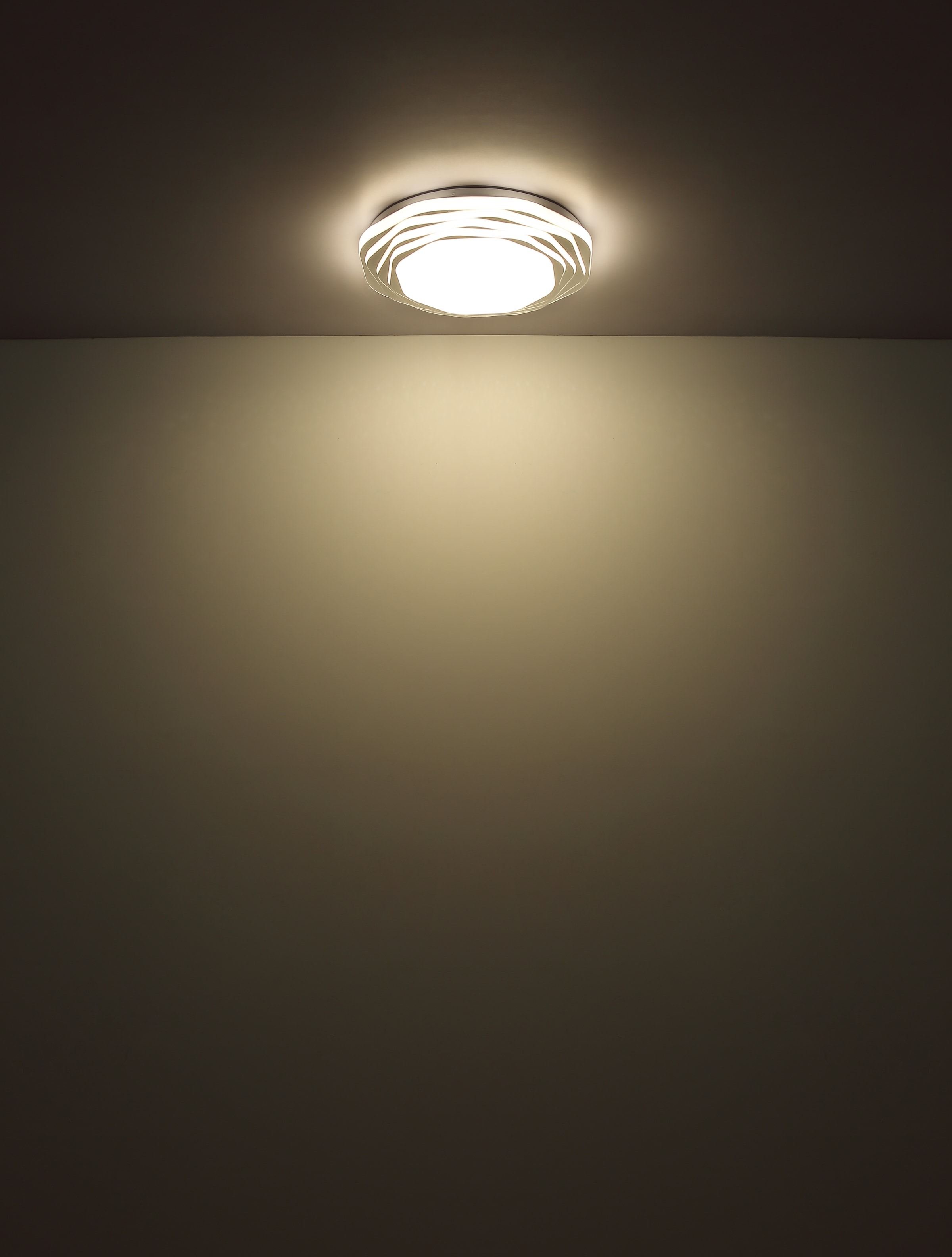 GLOBO LIGHTING LED Deckenleuchte »FLORDELIS«, Leuchtmittel LED-Modul | LED fest integriert, Deckenlampe/rund/Wohnzimmer/Schlafzimmer/elegant